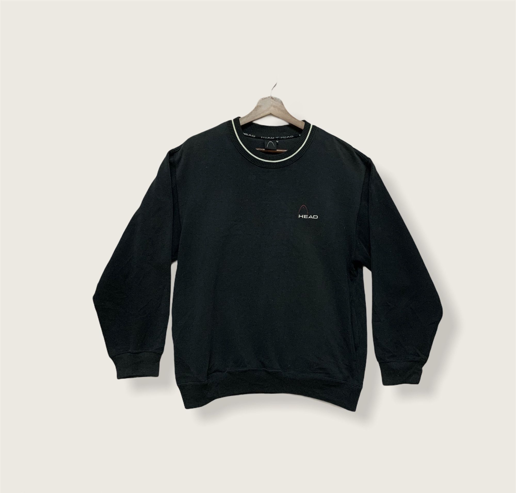 Vintage Vintage Head Small Logo Embroidery Crewneck Sweater Size US S / EU 44-46 / 1 - 1 Thumbnail