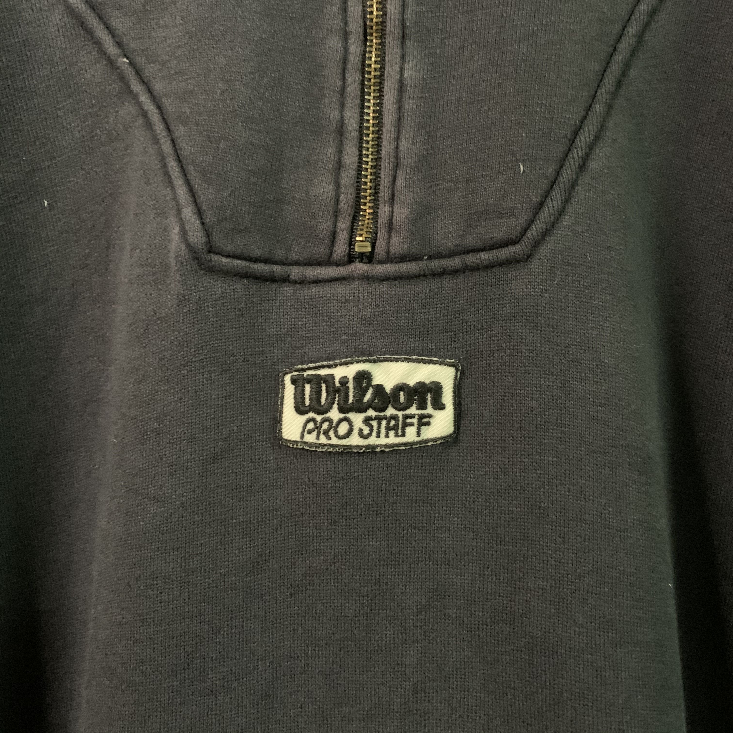 Sports Specialties 1990’s Vintage Wilson Pro Staff QuarterZip Sweater Pullover Size US S / EU 44-46 / 1 - 3 Thumbnail