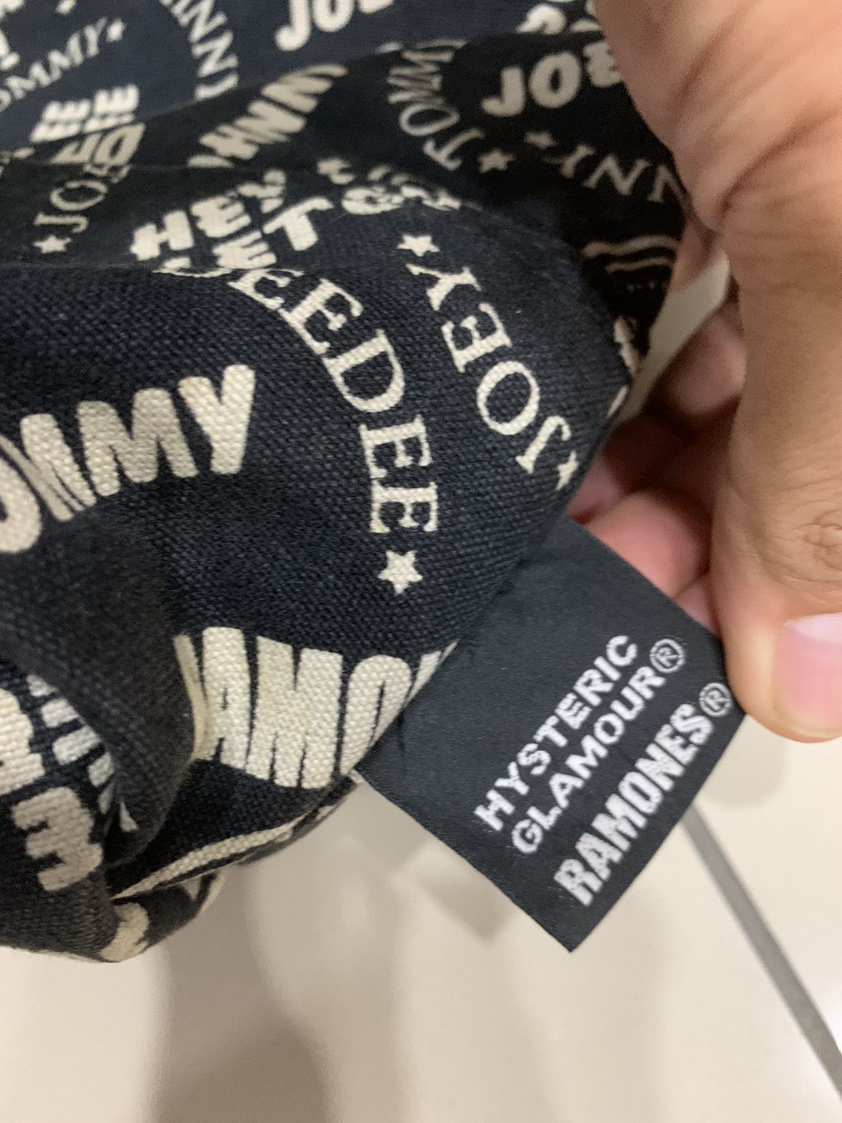 Band Tees × Hysteric Glamour HYSTERIC GLAMOUR X RAMONES FULL PRINT TOTE BAG Size ONE SIZE - 7 Thumbnail