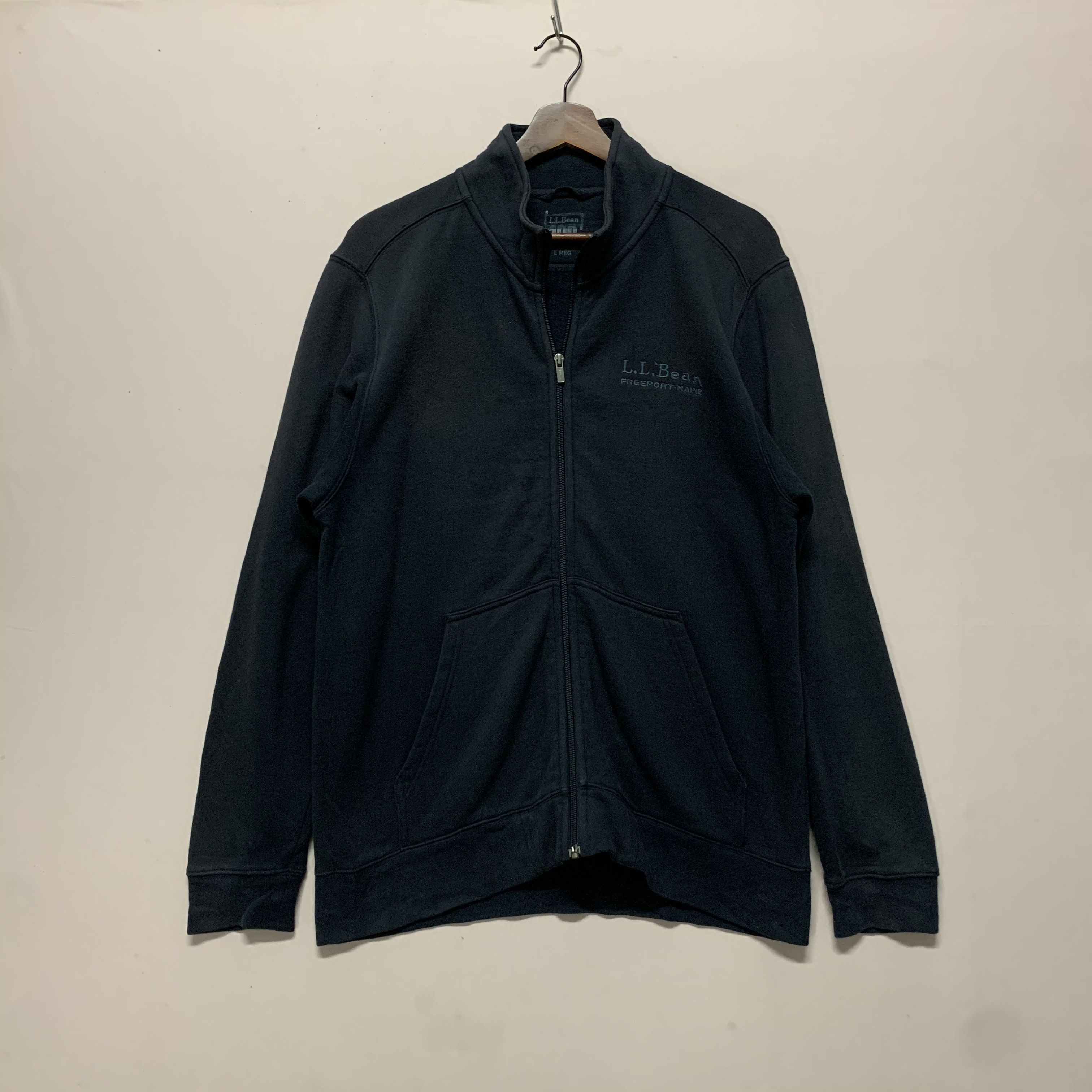 L.L. Bean L.L.Bean Zip Ups Dark Blue Sweater Sweatshirt Size US L / EU 52-54 / 3 - 1 Thumbnail