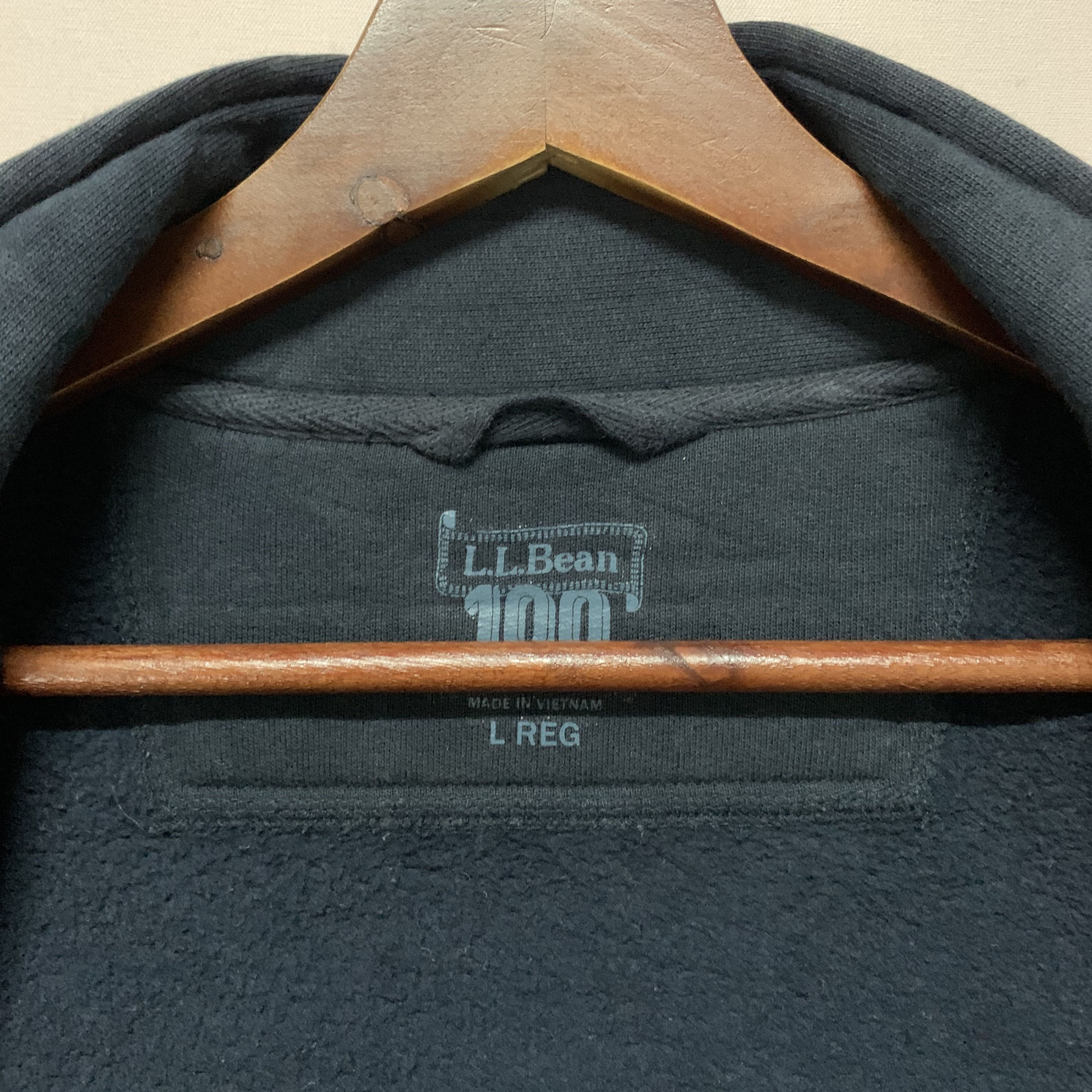 L.L. Bean L.L.Bean Zip Ups Dark Blue Sweater Sweatshirt Size US L / EU 52-54 / 3 - 7 Thumbnail
