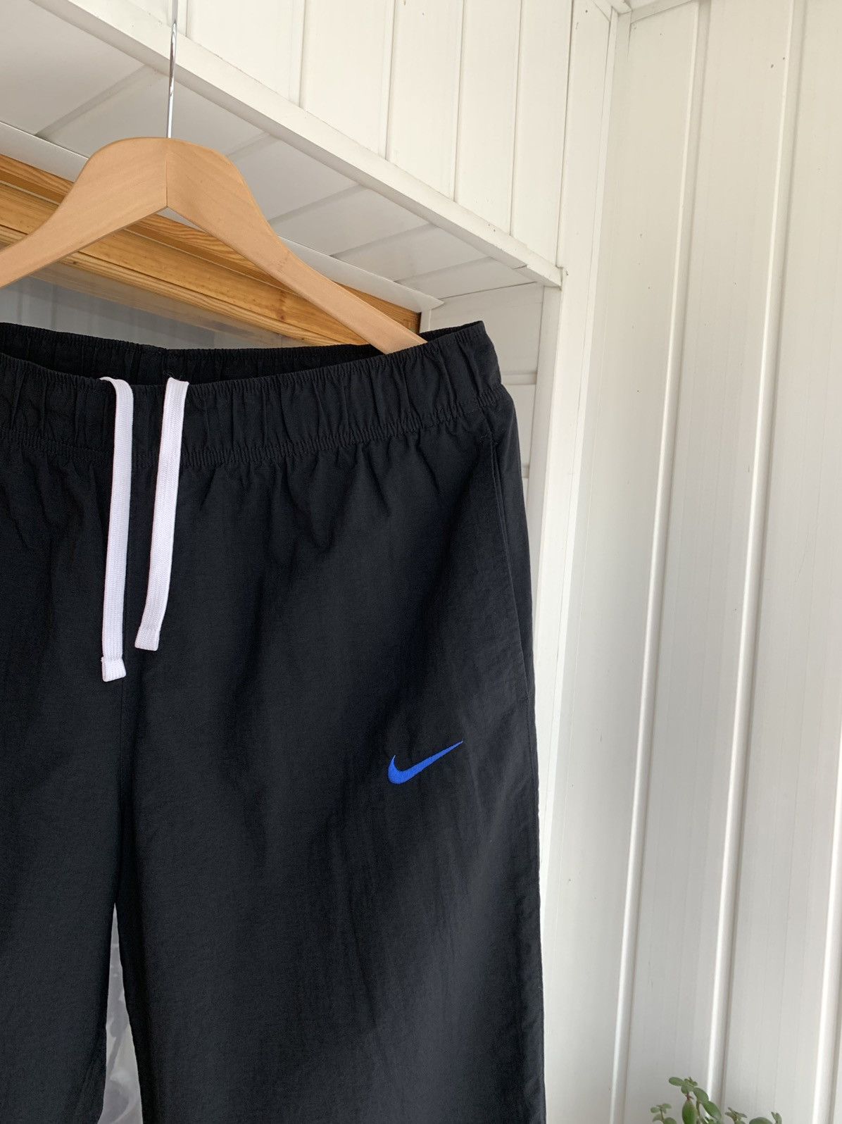 Nike × Vintage Nike Vintage y2k Nylon Pants Black Mens Size L Size US 34 / EU 50 - 3 Thumbnail