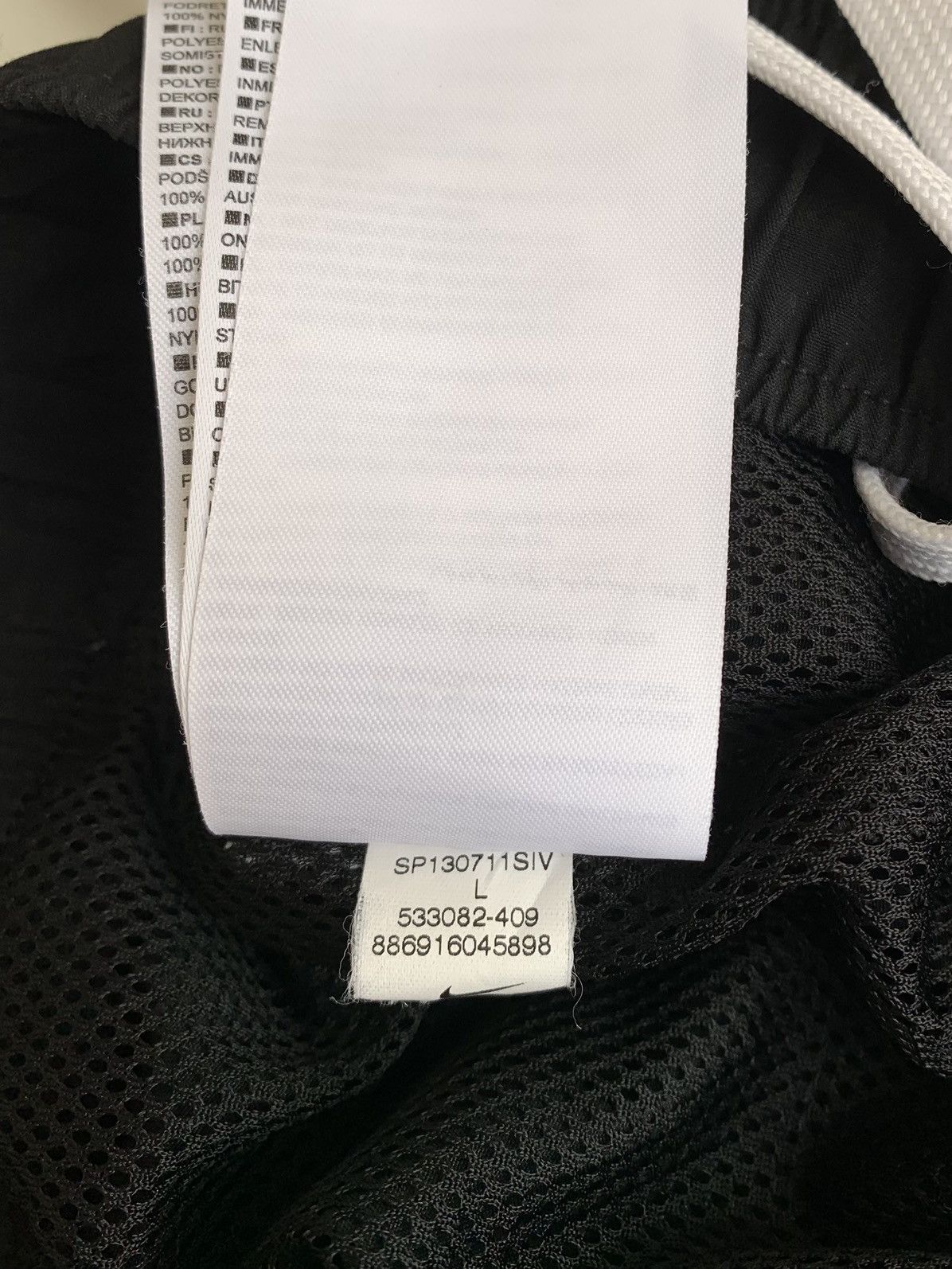 Nike × Vintage Nike Vintage y2k Nylon Pants Black Mens Size L Size US 34 / EU 50 - 6 Thumbnail