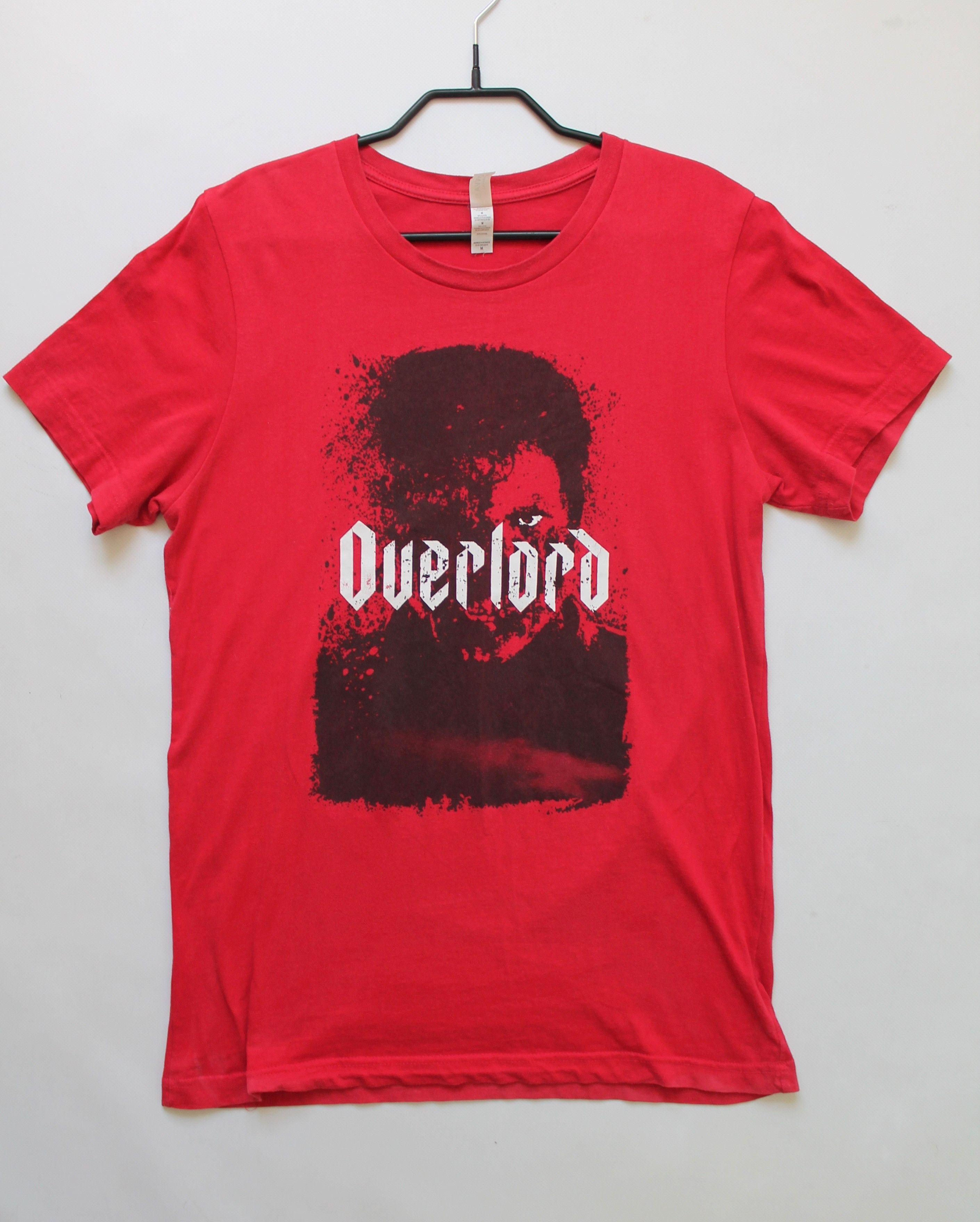Vintage OVERLORD Vintage red t shirt Size US M / EU 48-50 / 2 - 9 Thumbnail