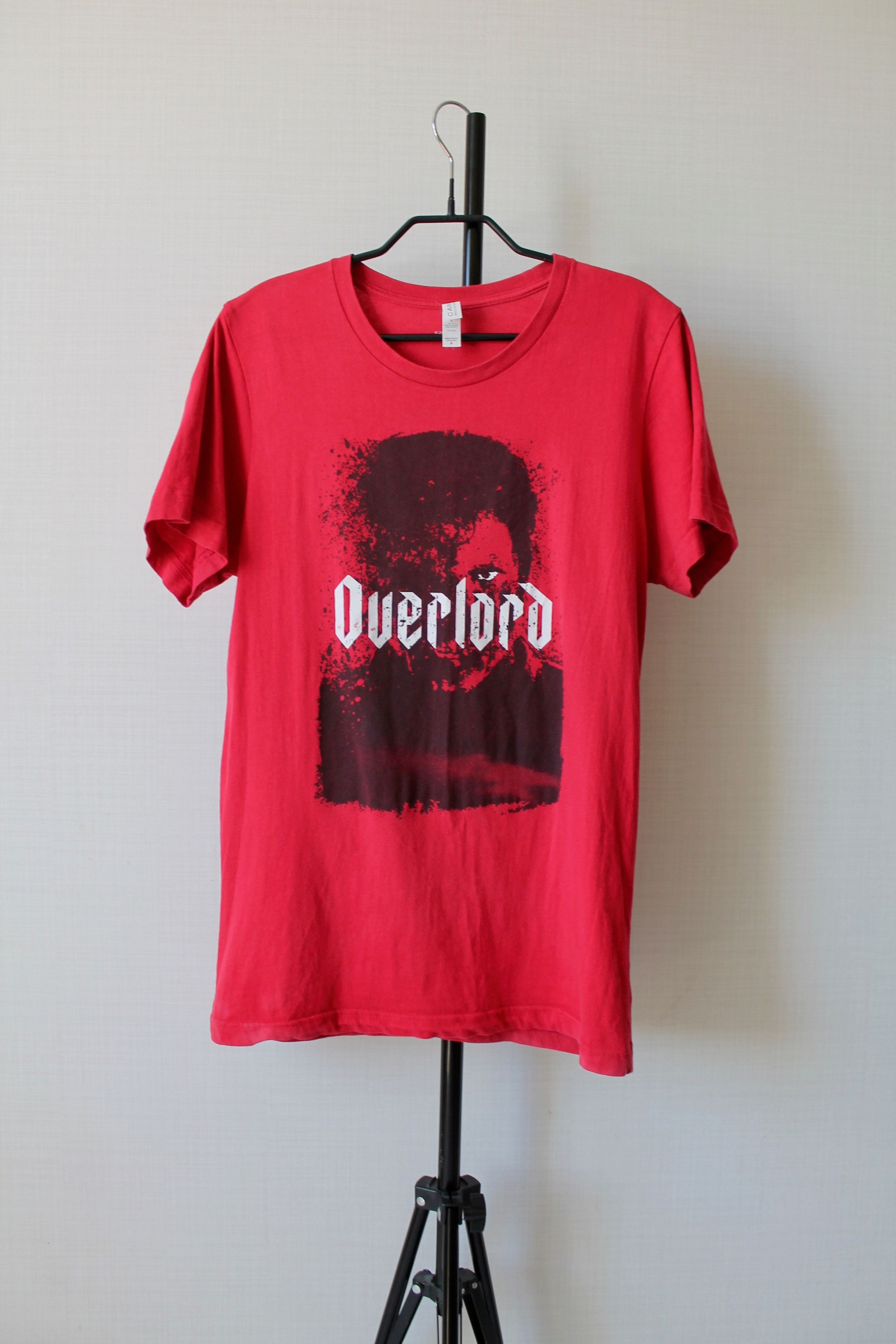 Vintage OVERLORD Vintage red t shirt Size US M / EU 48-50 / 2 - 1 Thumbnail