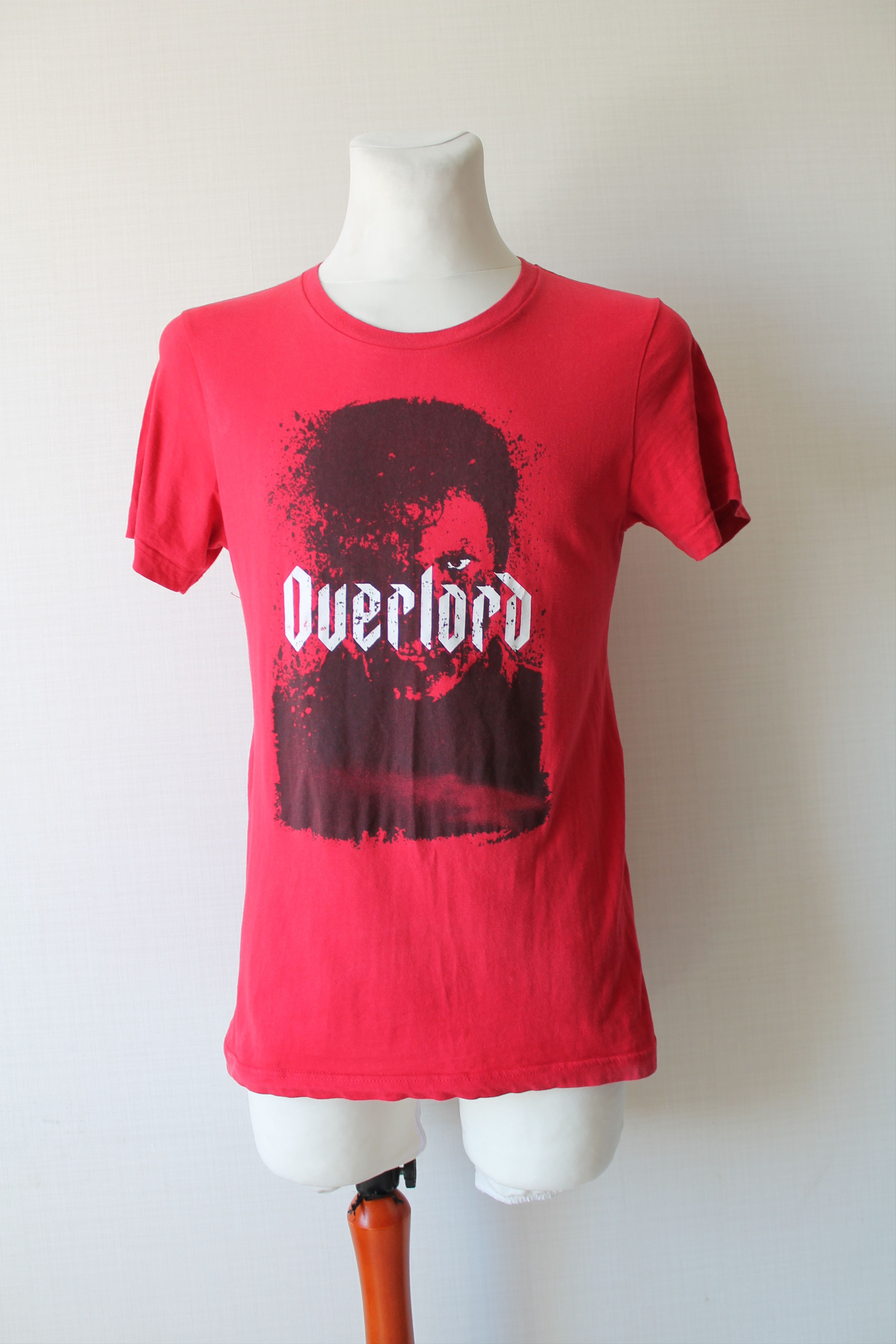 Vintage OVERLORD Vintage red t shirt Size US M / EU 48-50 / 2 - 2 Thumbnail