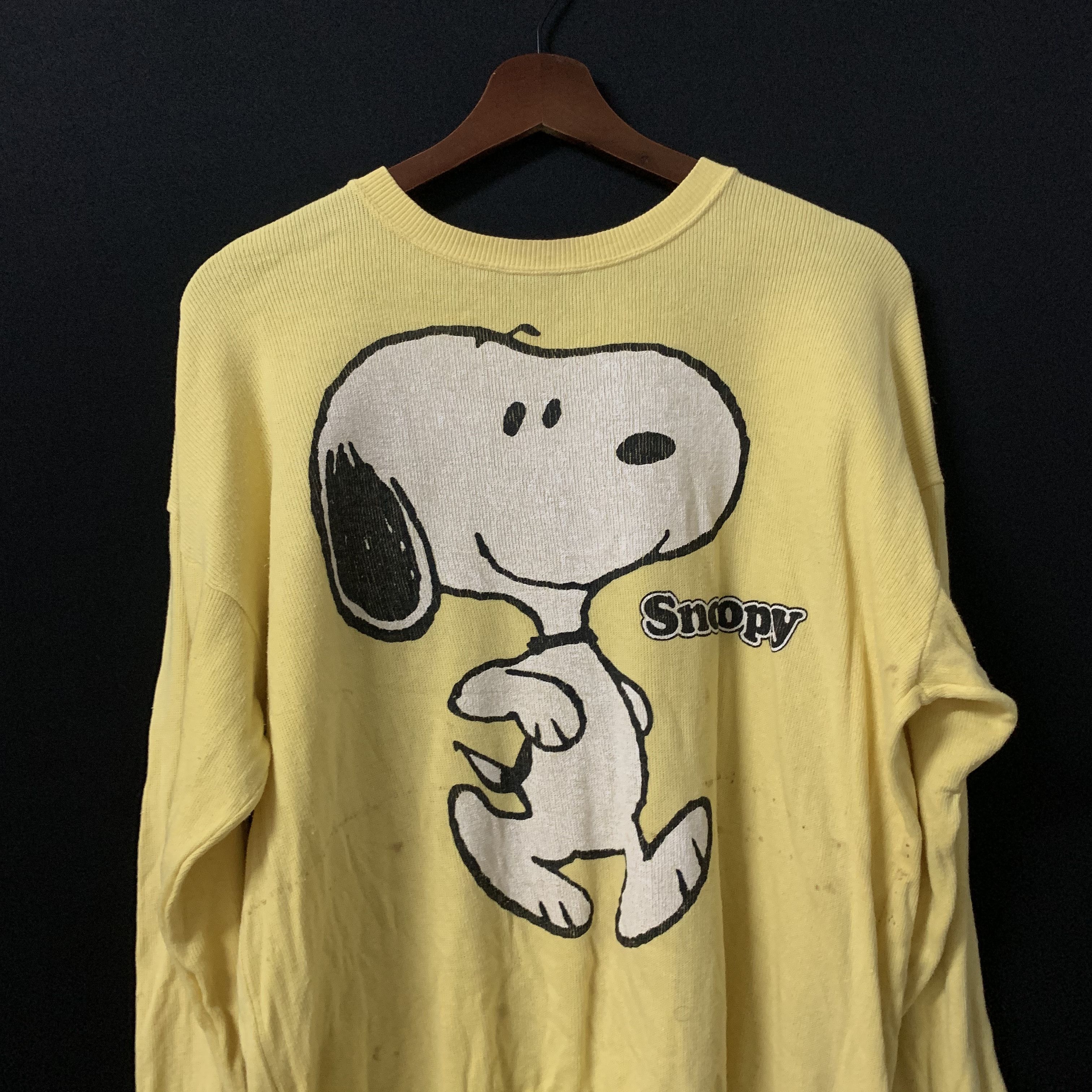 Peanuts 🔥 BEST OFFER 🔥Vintage Peanuts Snoopy Crewneck Sweater Size US M / EU 48-50 / 2 - 3 Thumbnail