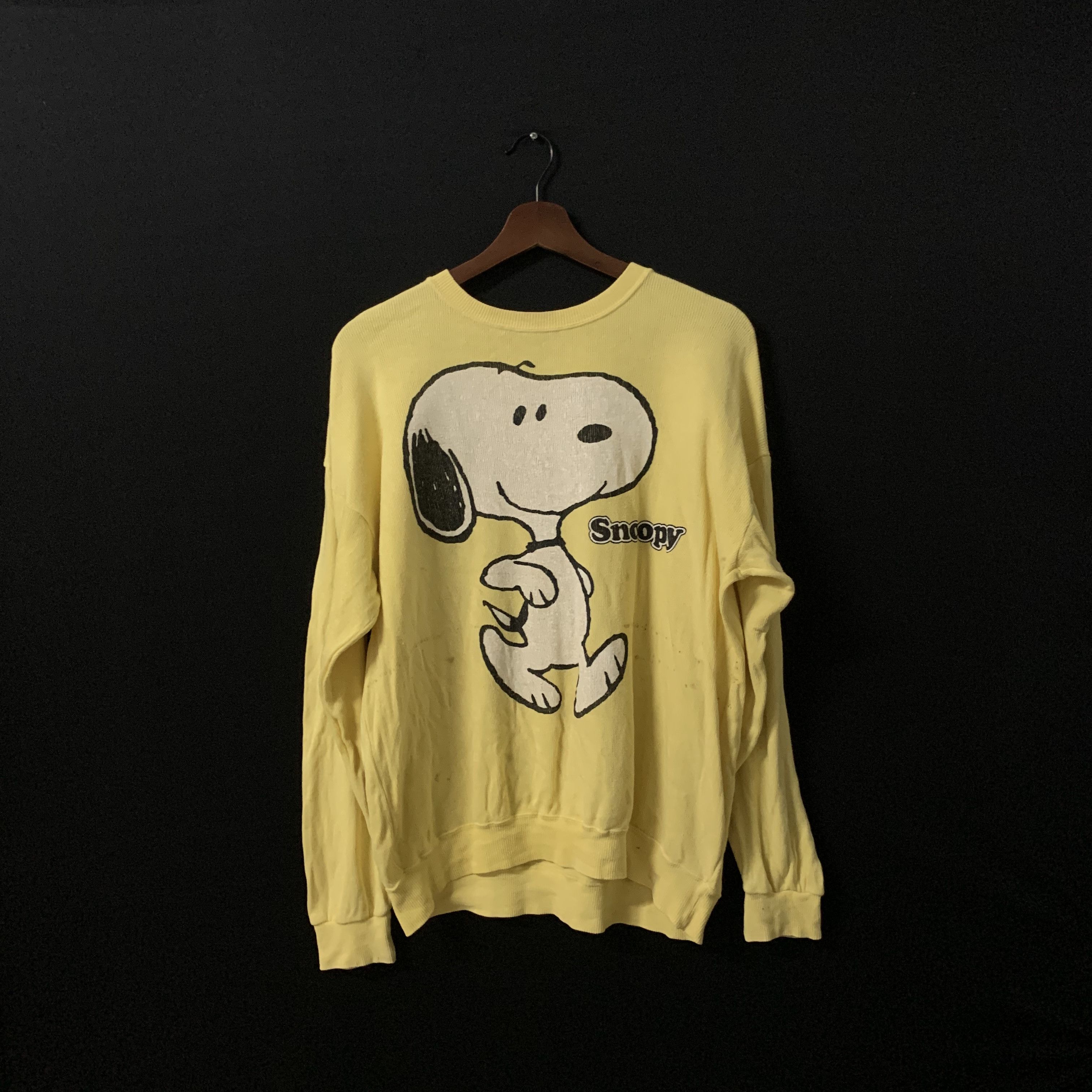 Peanuts 🔥 BEST OFFER 🔥Vintage Peanuts Snoopy Crewneck Sweater Size US M / EU 48-50 / 2 - 1 Thumbnail