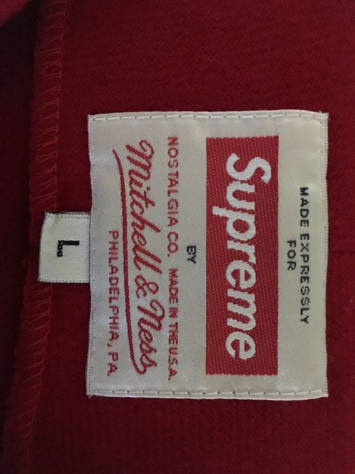 Supreme Supreme Hennessy Baseball Jersey Red Large | Grailed