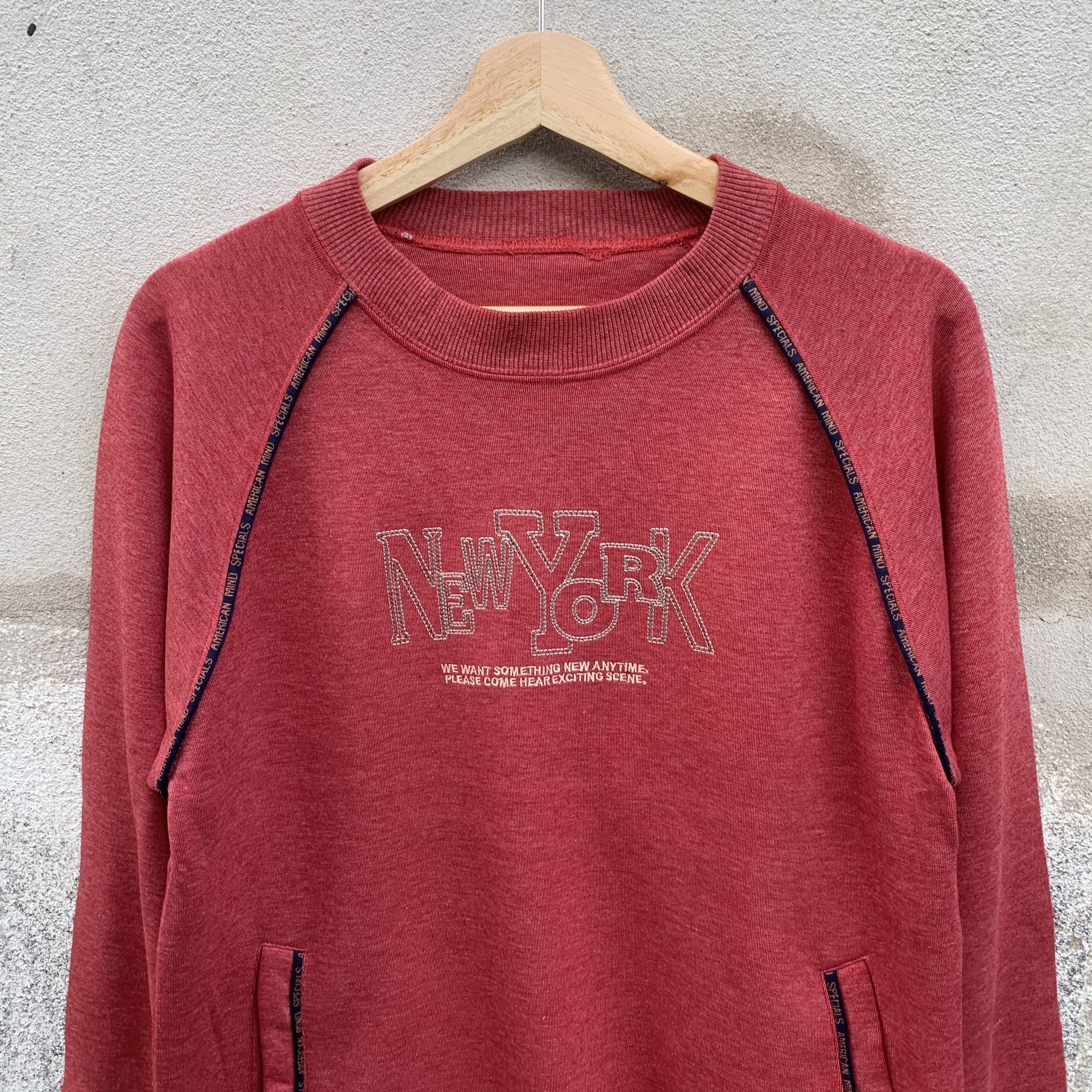 Japanese Brand Japanese Vintage NY New York Crewneck Pullover Sweatshirts Size US M / EU 48-50 / 2 - 2 Thumbnail
