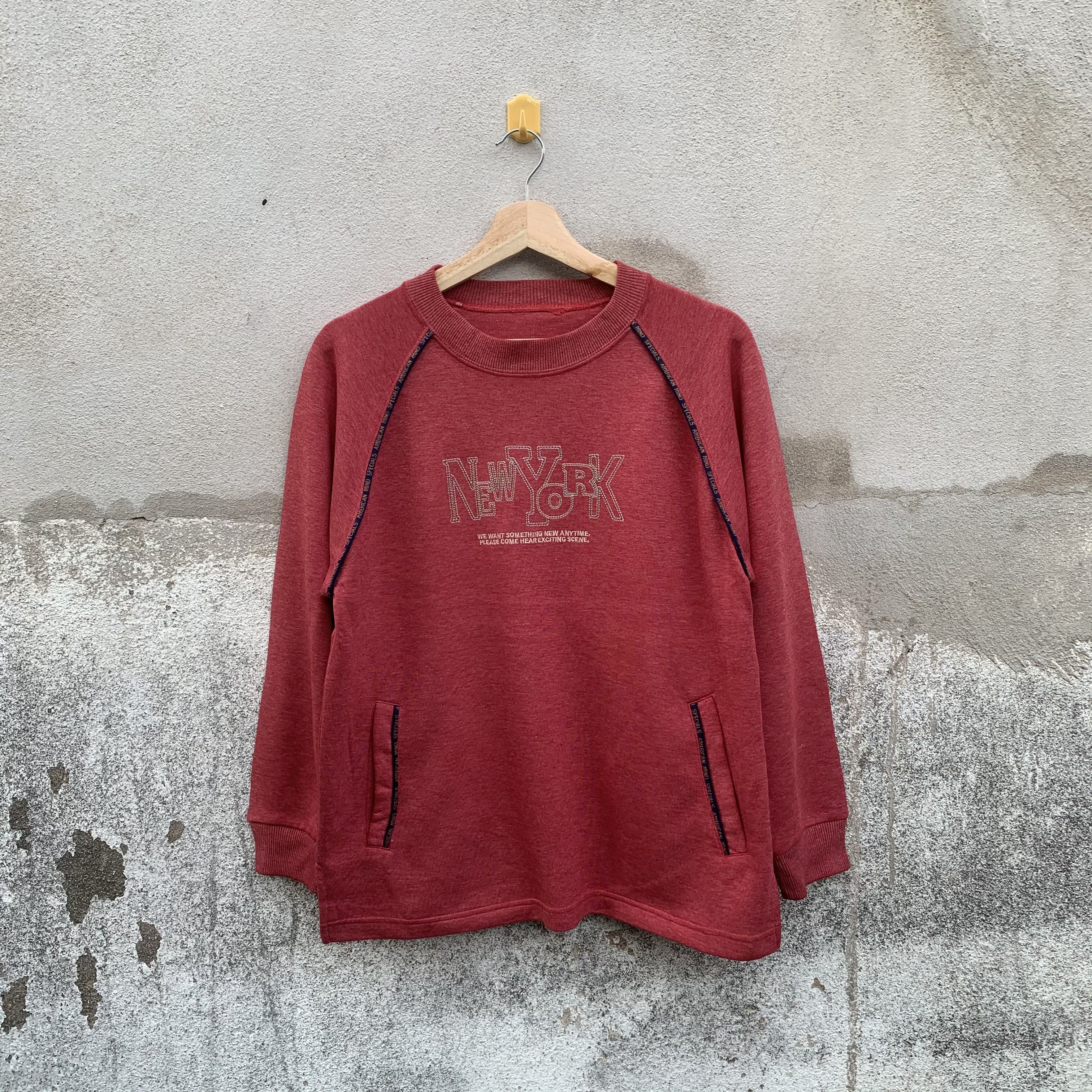 Japanese Brand Japanese Vintage NY New York Crewneck Pullover Sweatshirts Size US M / EU 48-50 / 2 - 1 Thumbnail