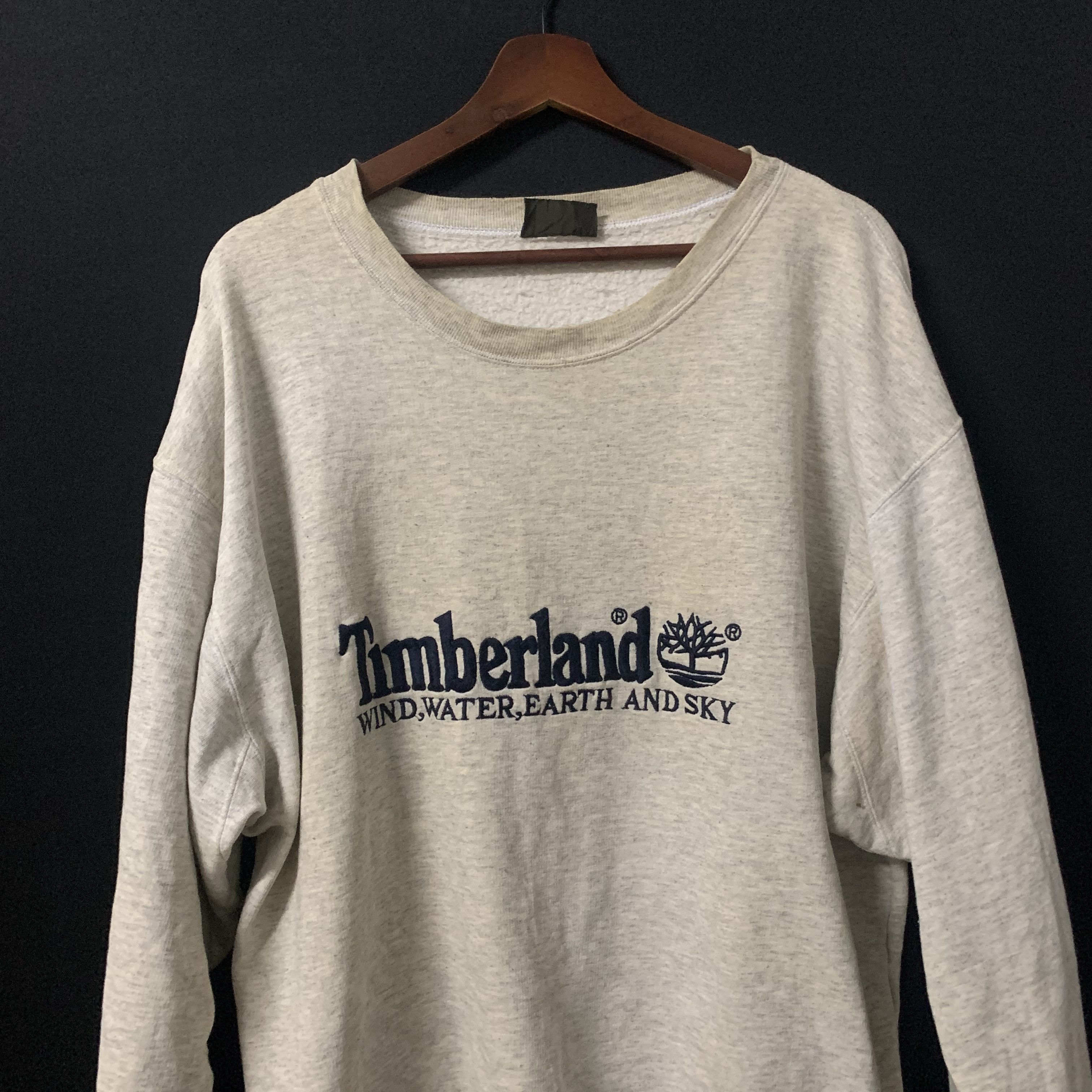 Timberland Vintage Timberland Spell Out Embroidery Crewneck Sweater Size US L / EU 52-54 / 3 - 2 Thumbnail