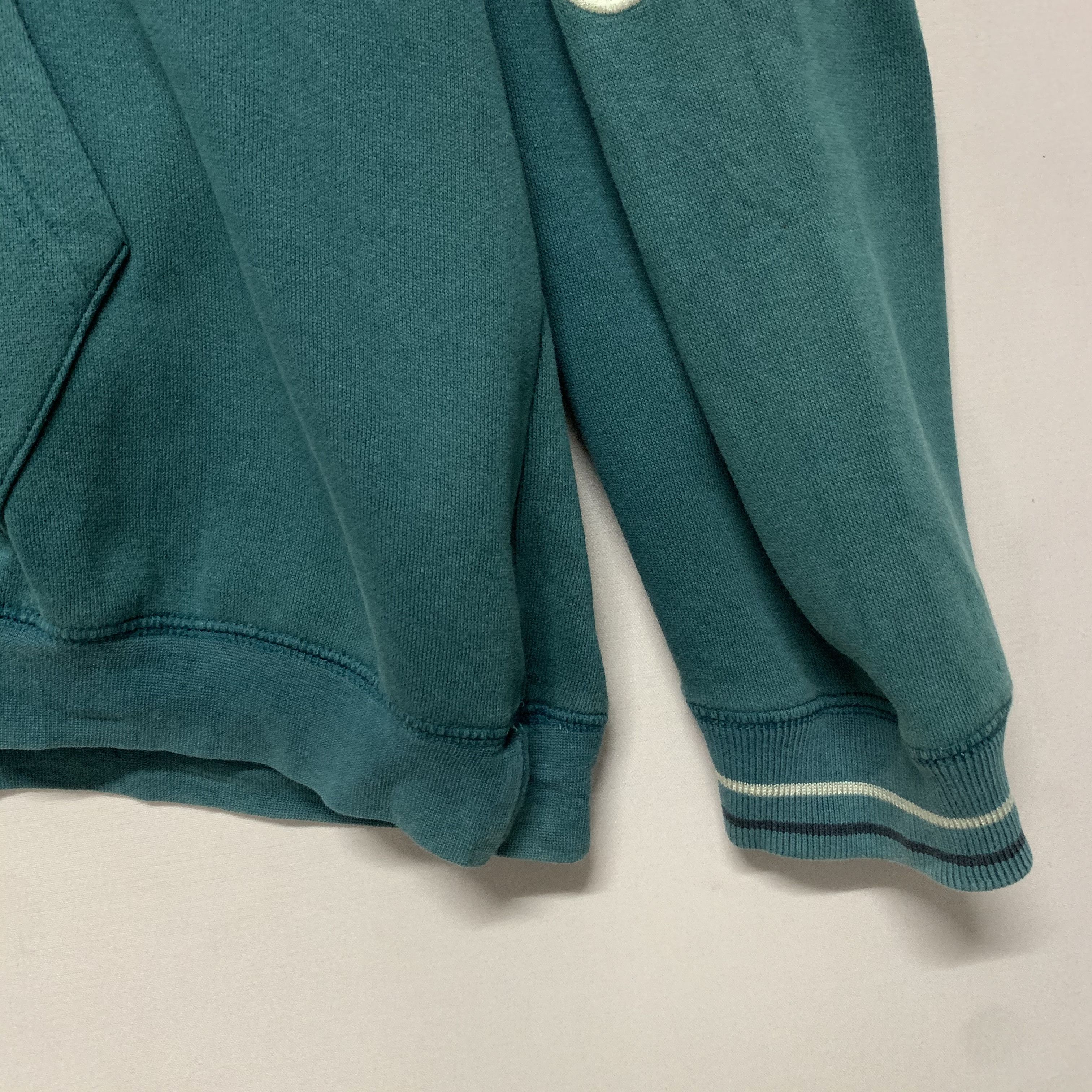 Fila 1990’s Vintage Fila Spell Out Hooded Sweater Sweatshirt Size US L / EU 52-54 / 3 - 6 Thumbnail