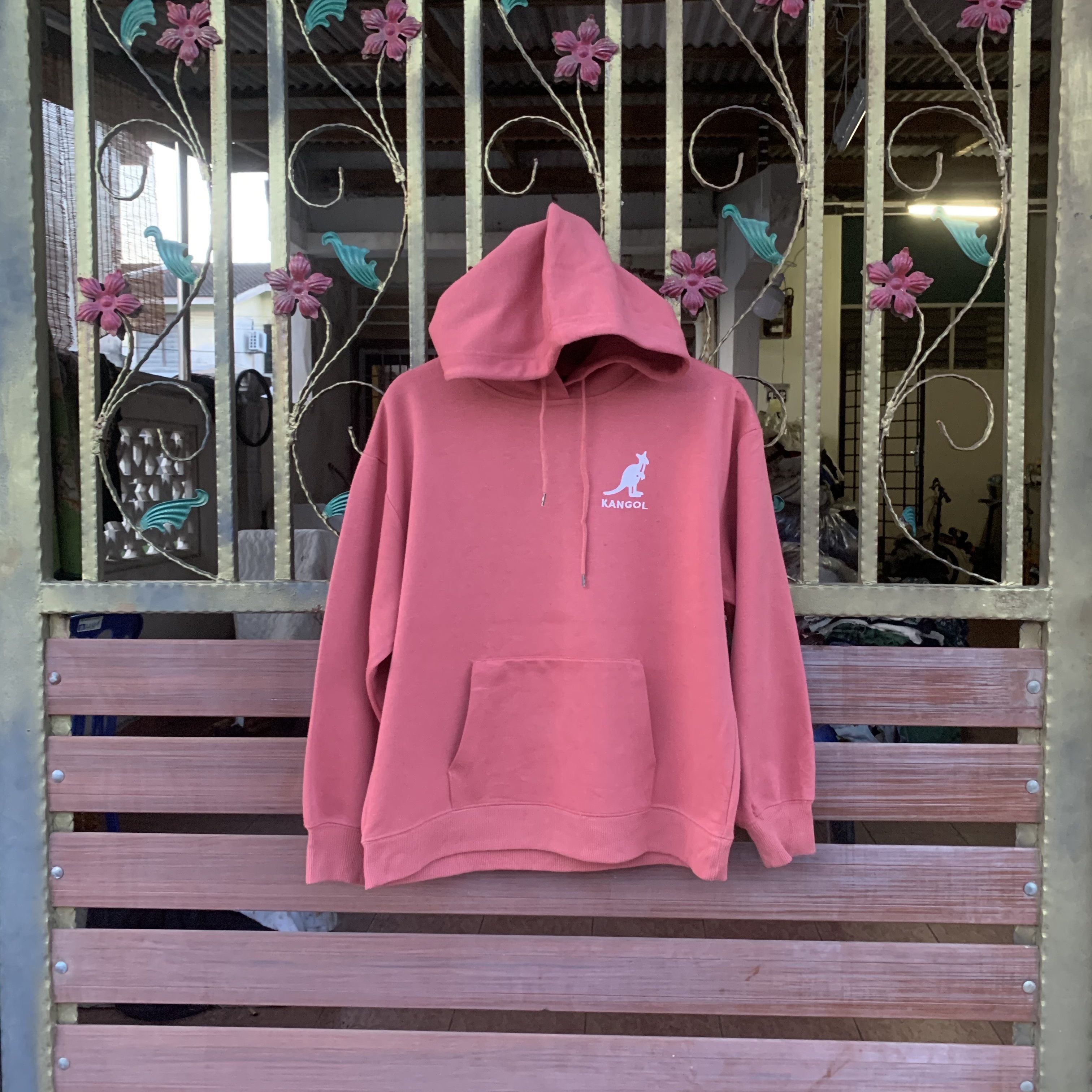 Kangol Vintage Kangol Embroidery Small Logo Hooded Sweatshirts Size US M / EU 48-50 / 2 - 1 Thumbnail
