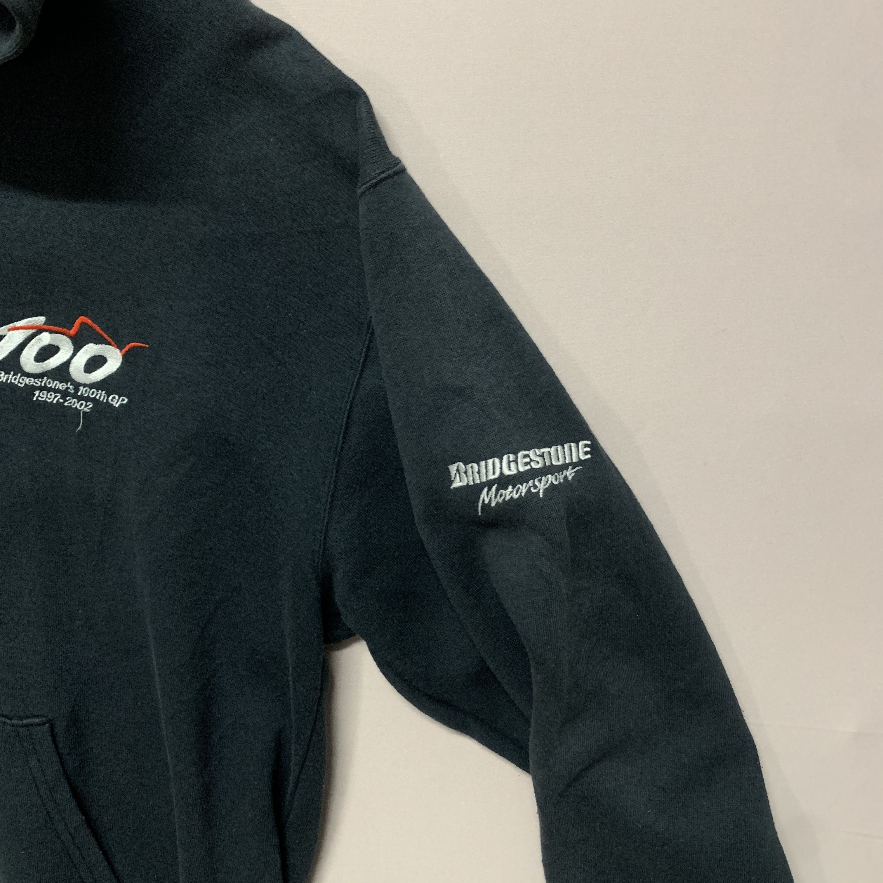 Sports Specialties Vintage Bridgestone Motorsports Hooded Racing Sweatshirt Size US L / EU 52-54 / 3 - 5 Thumbnail