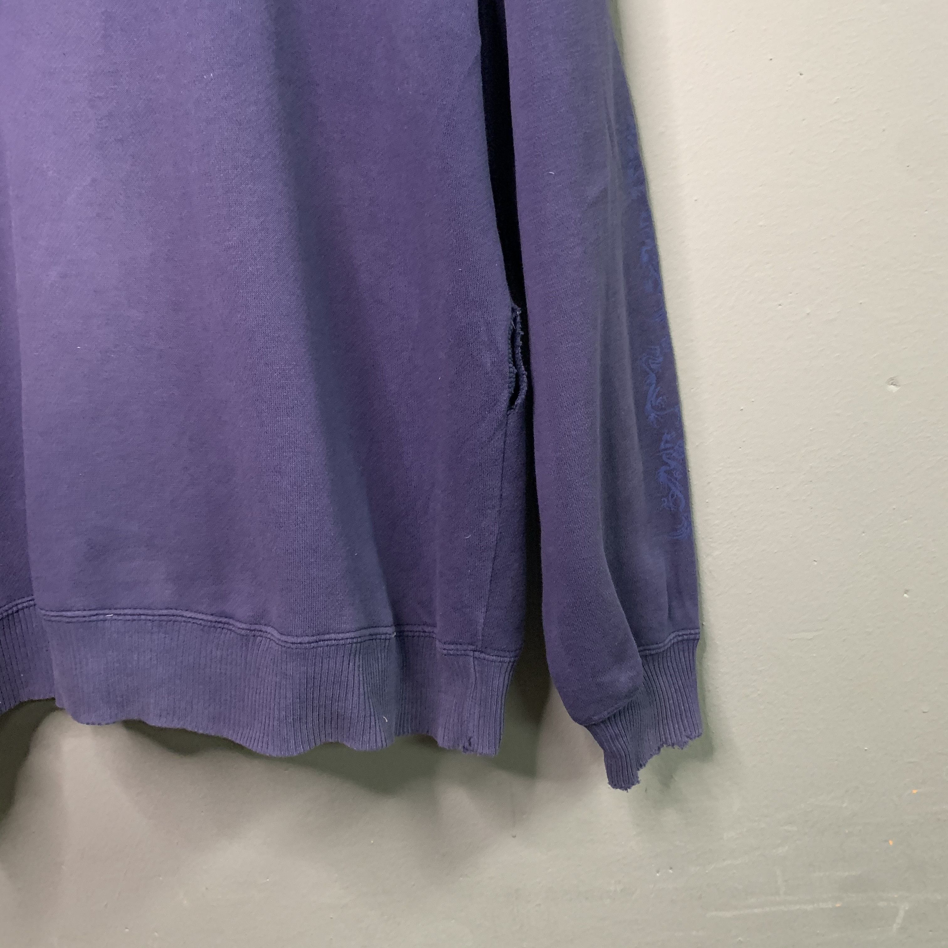 Japanese Brand Vintage Gonness Navy Blue Crewneck Faded Sweater Sweatshirt Size US M / EU 48-50 / 2 - 4 Thumbnail