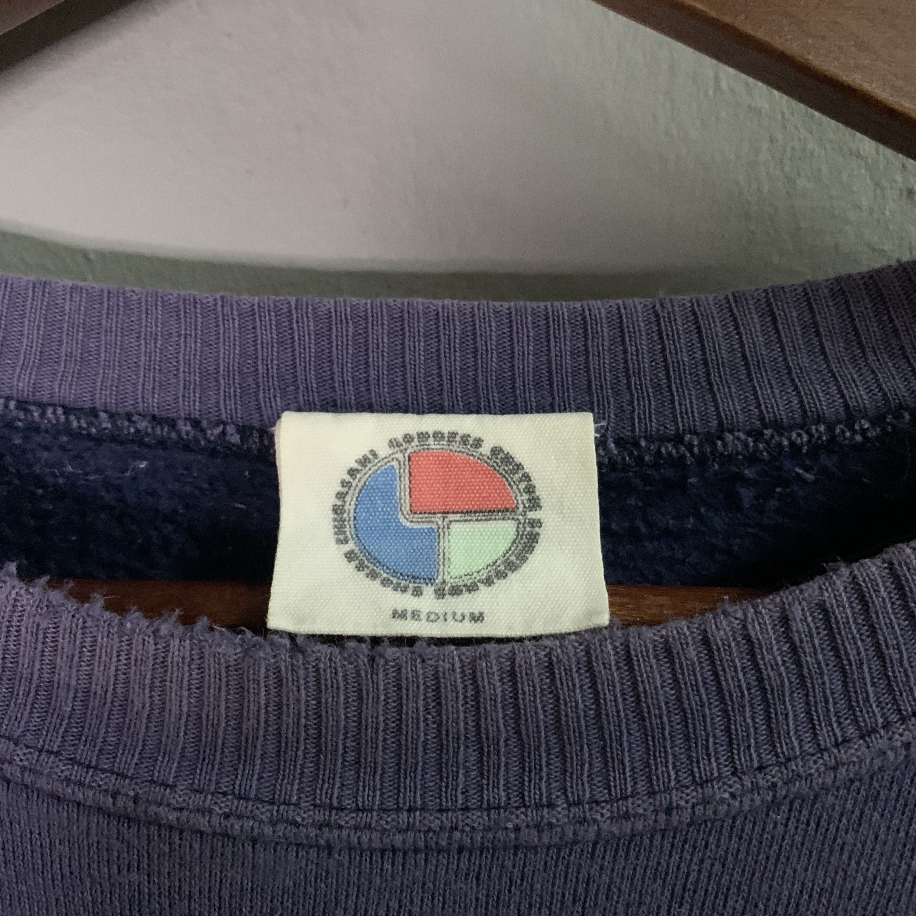 Japanese Brand Vintage Gonness Navy Blue Crewneck Faded Sweater Sweatshirt Size US M / EU 48-50 / 2 - 9 Thumbnail