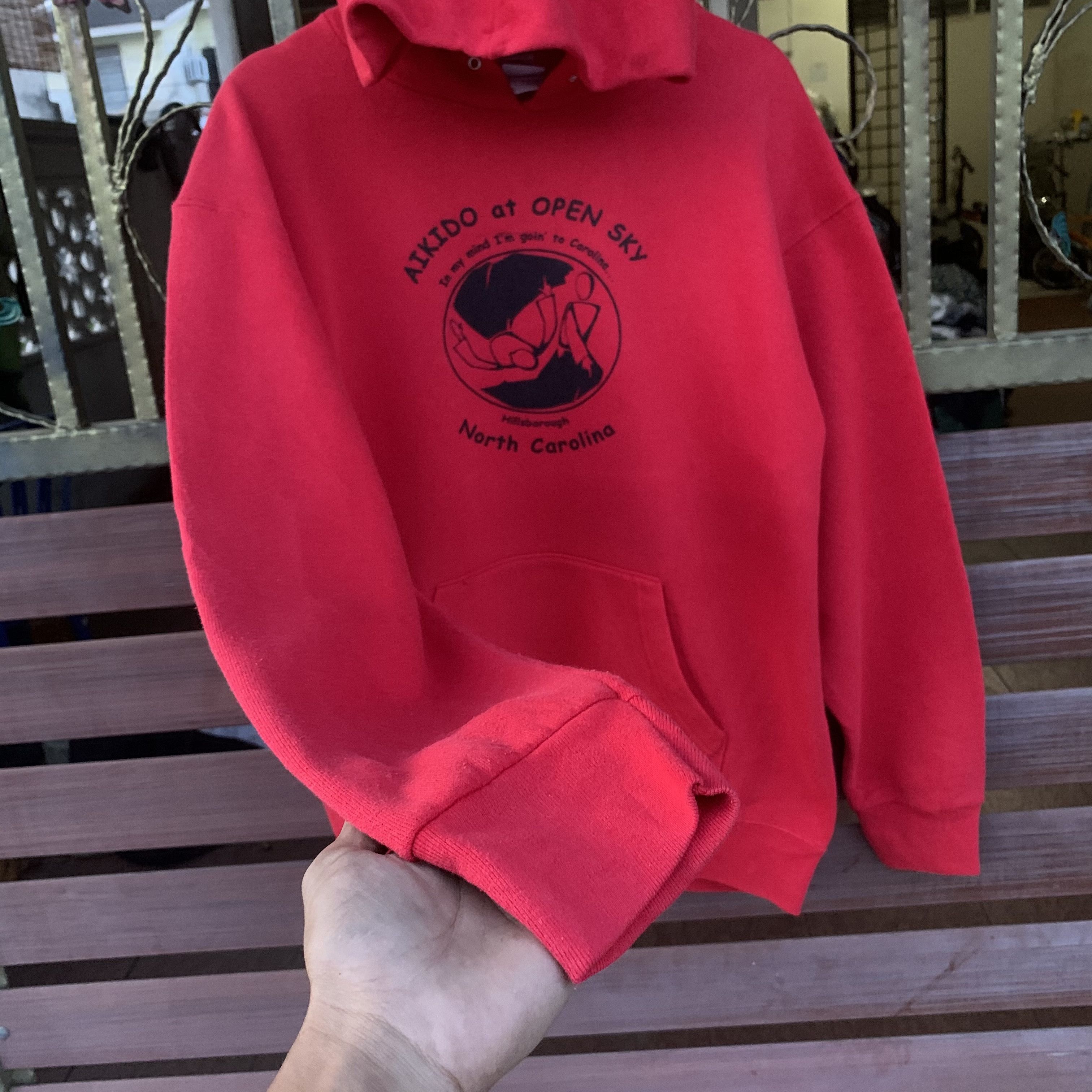 Fruit Of The Loom Vintage 90s Hooded Pullover Hoodies Sweatshirts Large Size Size US L / EU 52-54 / 3 - 3 Thumbnail