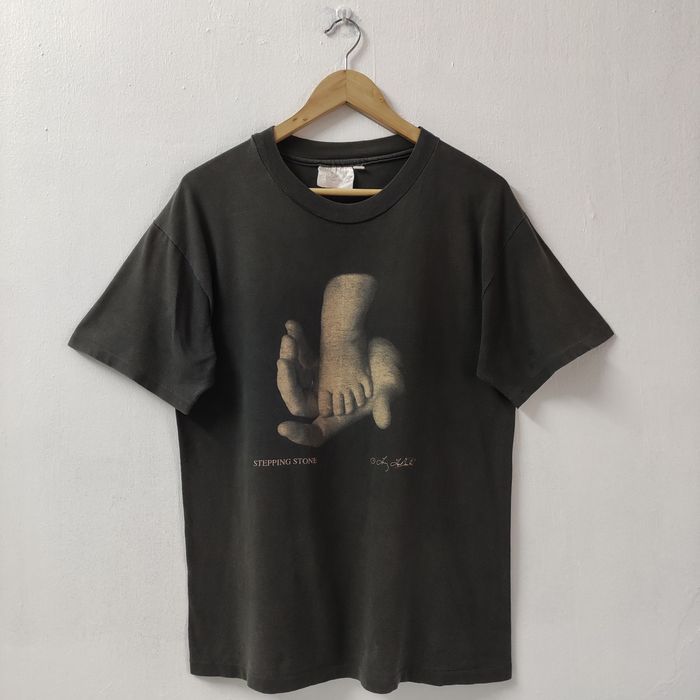 Vintage VINTAGE LARRY LABONTE ART 'STEPPING STONE' TEE | Grailed