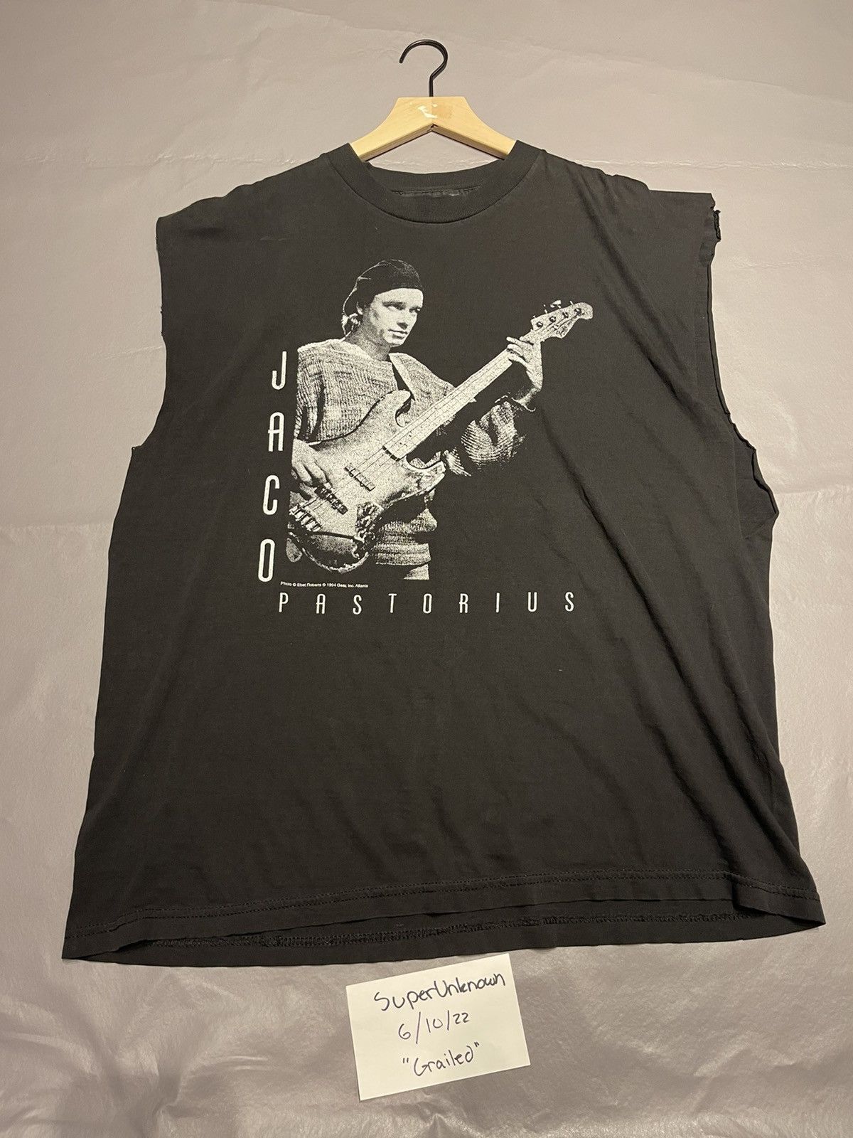 Vintage Vintage 90s Jaco Pastorius Jazz Chopped T shirt Rare | Grailed