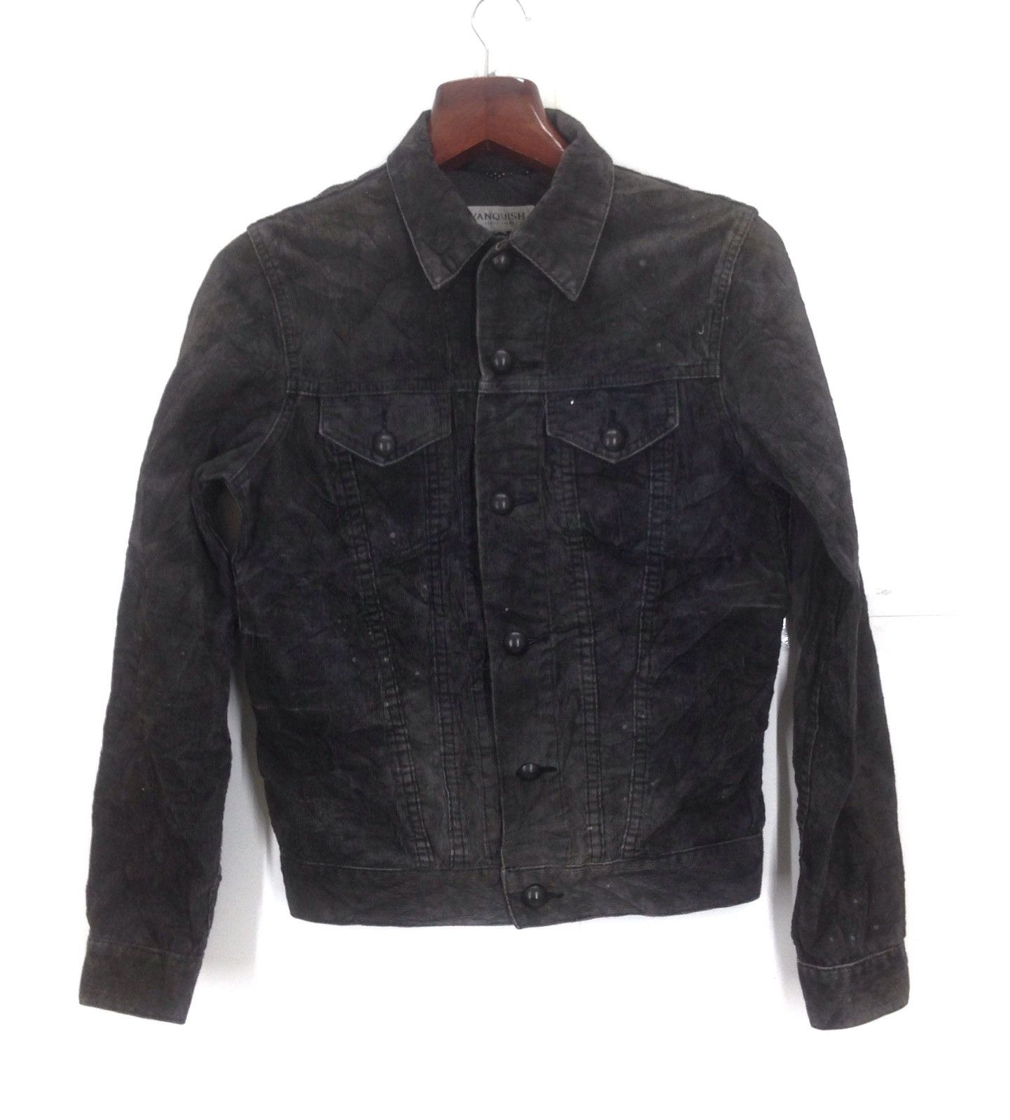 Vanquish Distressed Vanquish corduroy Velvet Jacket Size US M / EU 48-50 / 2 - 1 Thumbnail