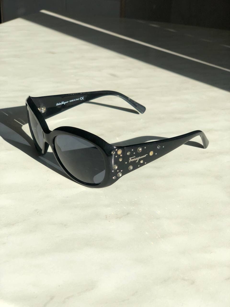 Salvatore Ferragamo × Vintage Vintage Y2K Salvatore Ferragamo sunglasses Size ONE SIZE - 1 Thumbnail