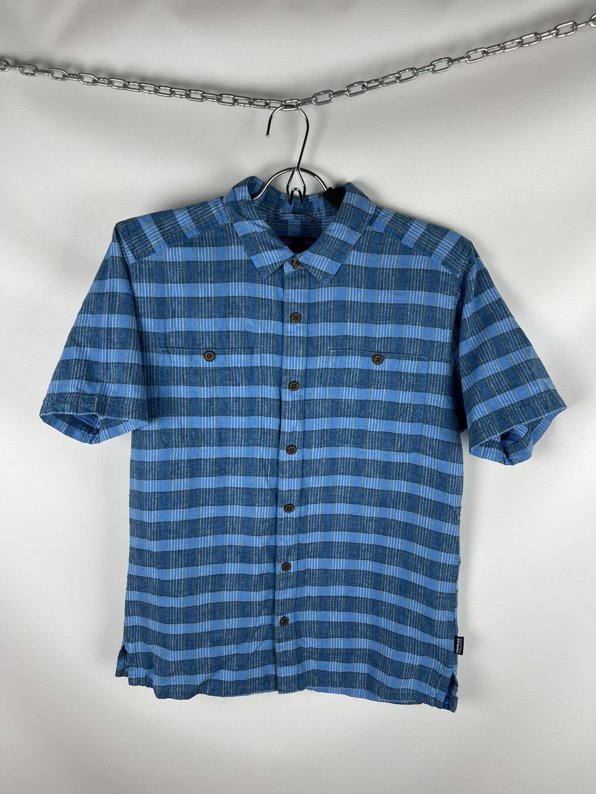 Patagonia Patagonia Hemp organic cotton checkered short sleeve shirt Size US S / EU 44-46 / 1 - 1 Thumbnail
