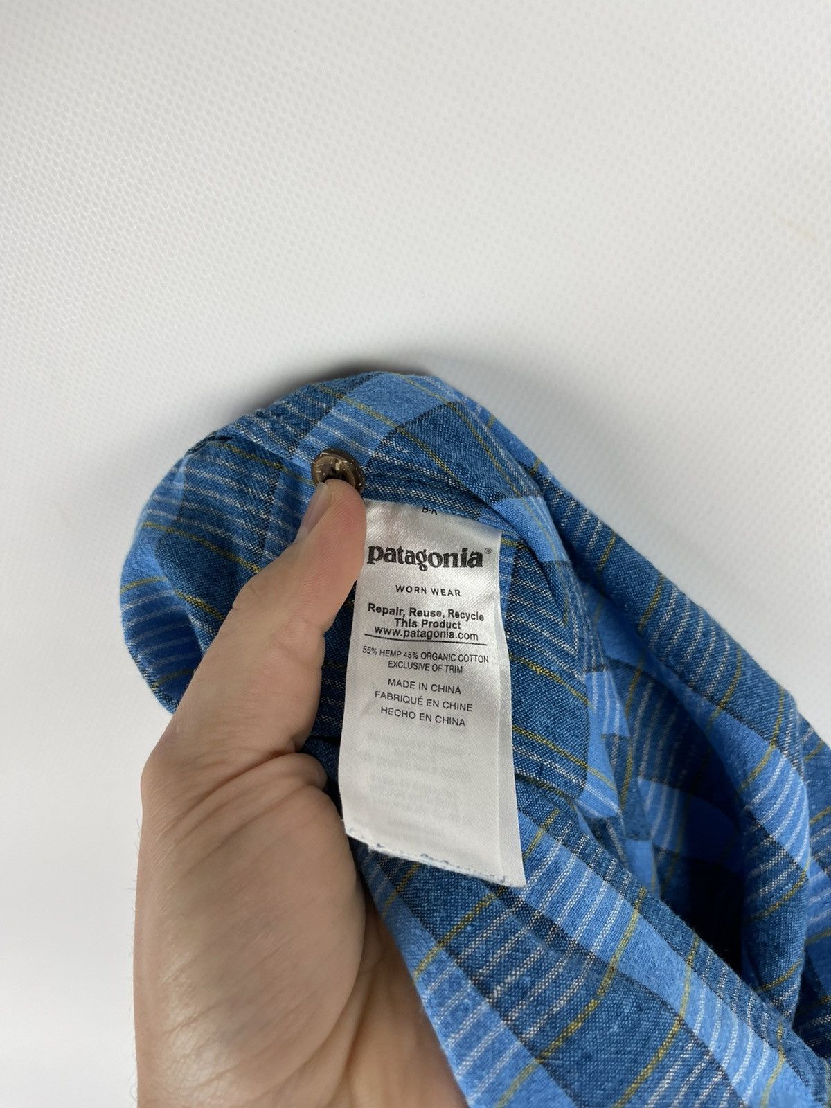 Patagonia Patagonia Hemp organic cotton checkered short sleeve shirt Size US S / EU 44-46 / 1 - 8 Thumbnail