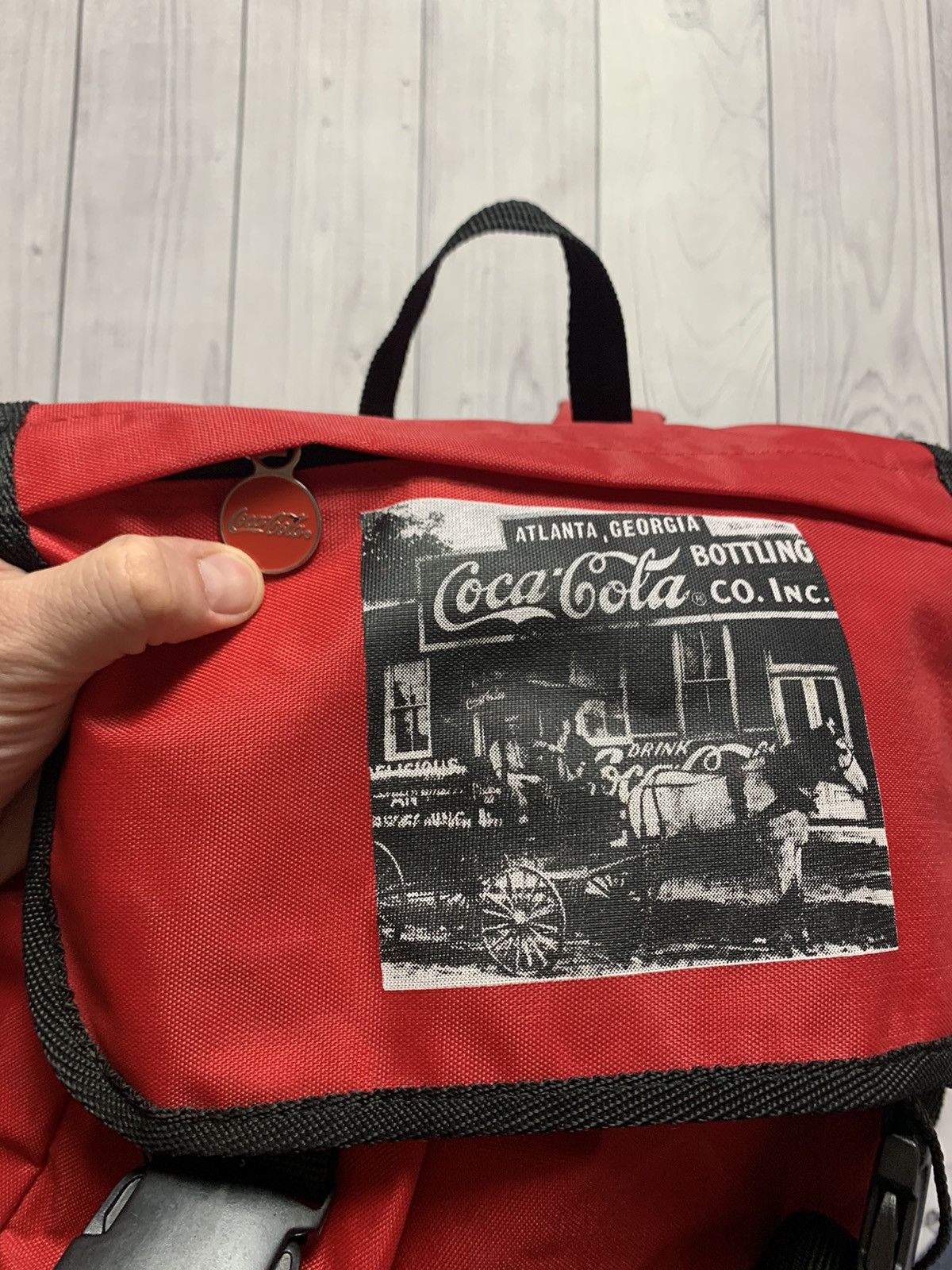 Vintage Vintage Coca Cola backpack rare 1993 Size ONE SIZE - 3 Thumbnail