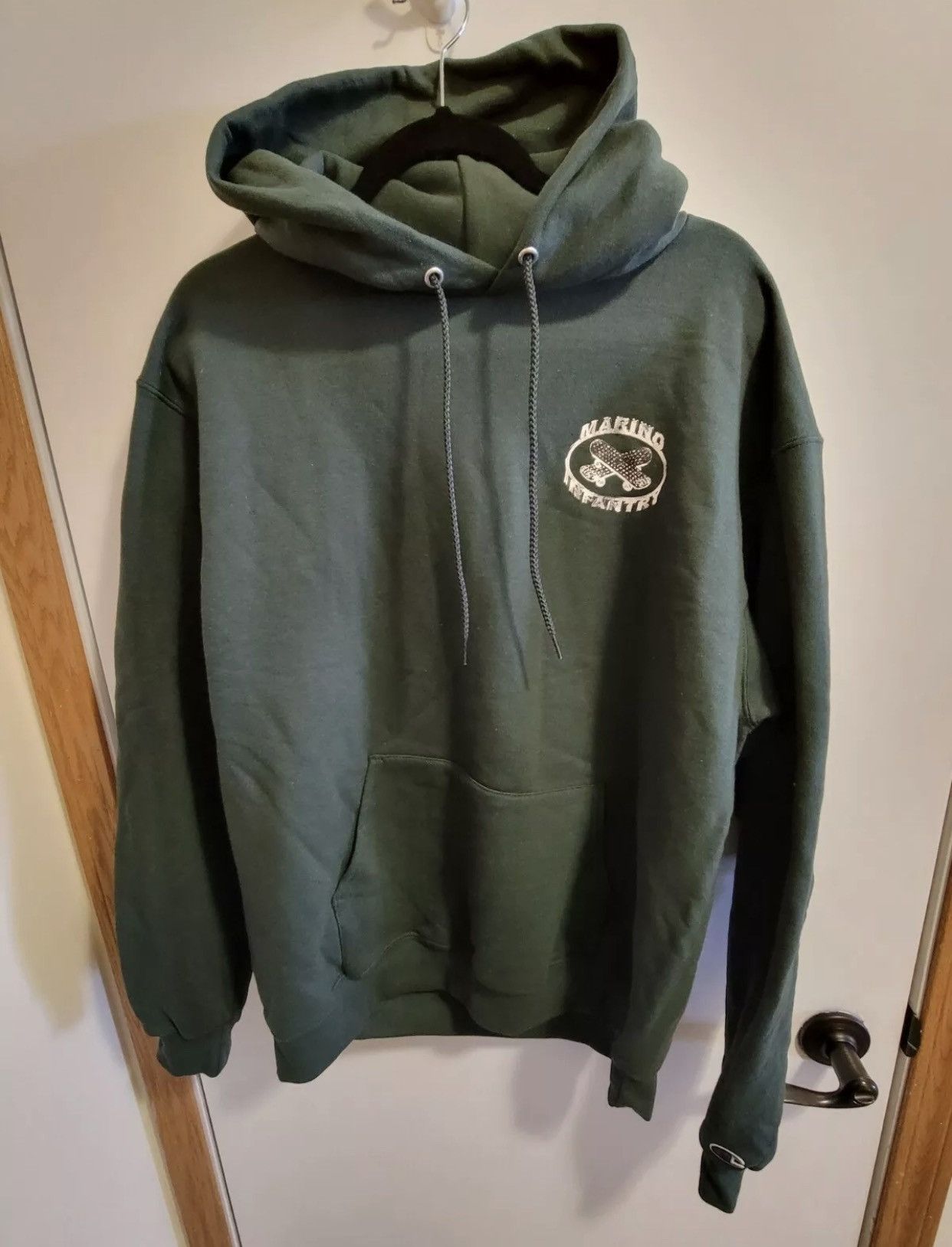 Marino Infantry MARINO INFANTRY - Champion Brand Hoodie Dark Green Size ...