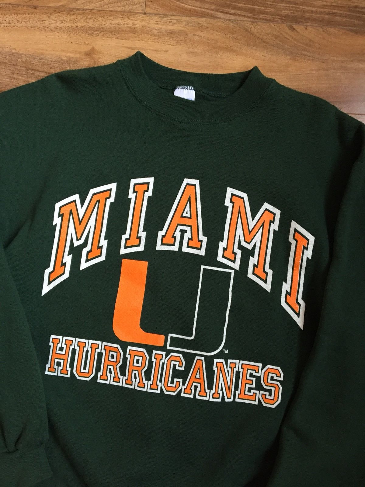 Vintage Vintage Miami Hurricanes Crewneck Sweater Size US M / EU 48-50 / 2 - 2 Thumbnail