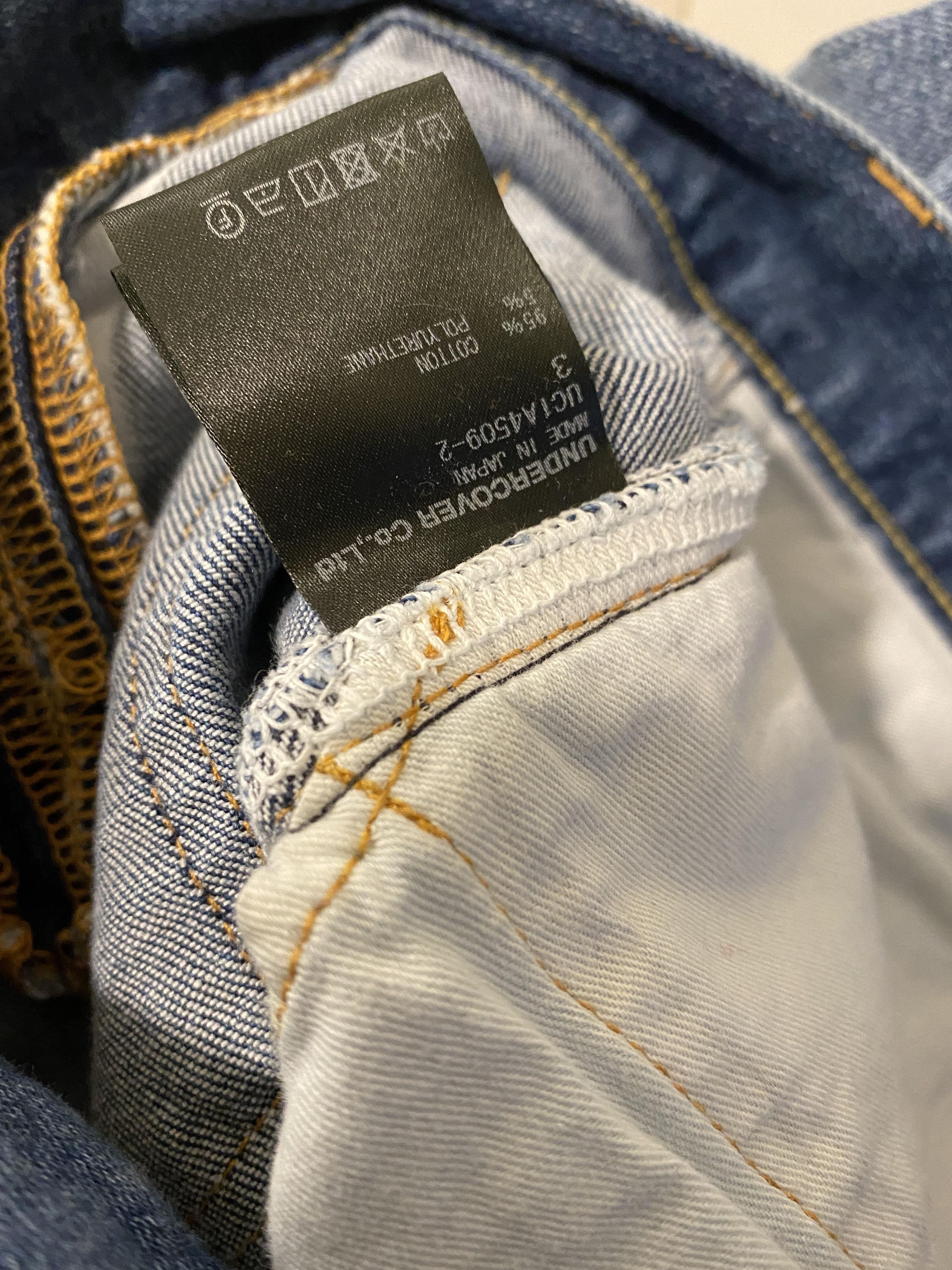 Jun Takahashi Undercover Slim Denim Pants Blue size 3 Size US 32 / EU 48 - 8 Thumbnail