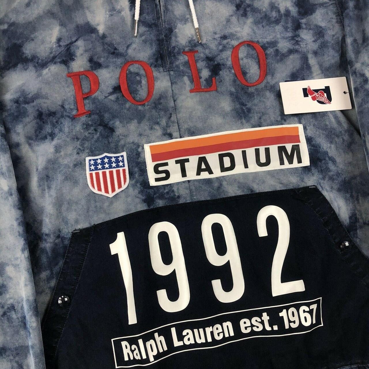 Polo Ralph Lauren Polo Ralph Lauren Indigo Stadium Popover Jacket XL Size US XL / EU 56 / 4 - 11 Thumbnail