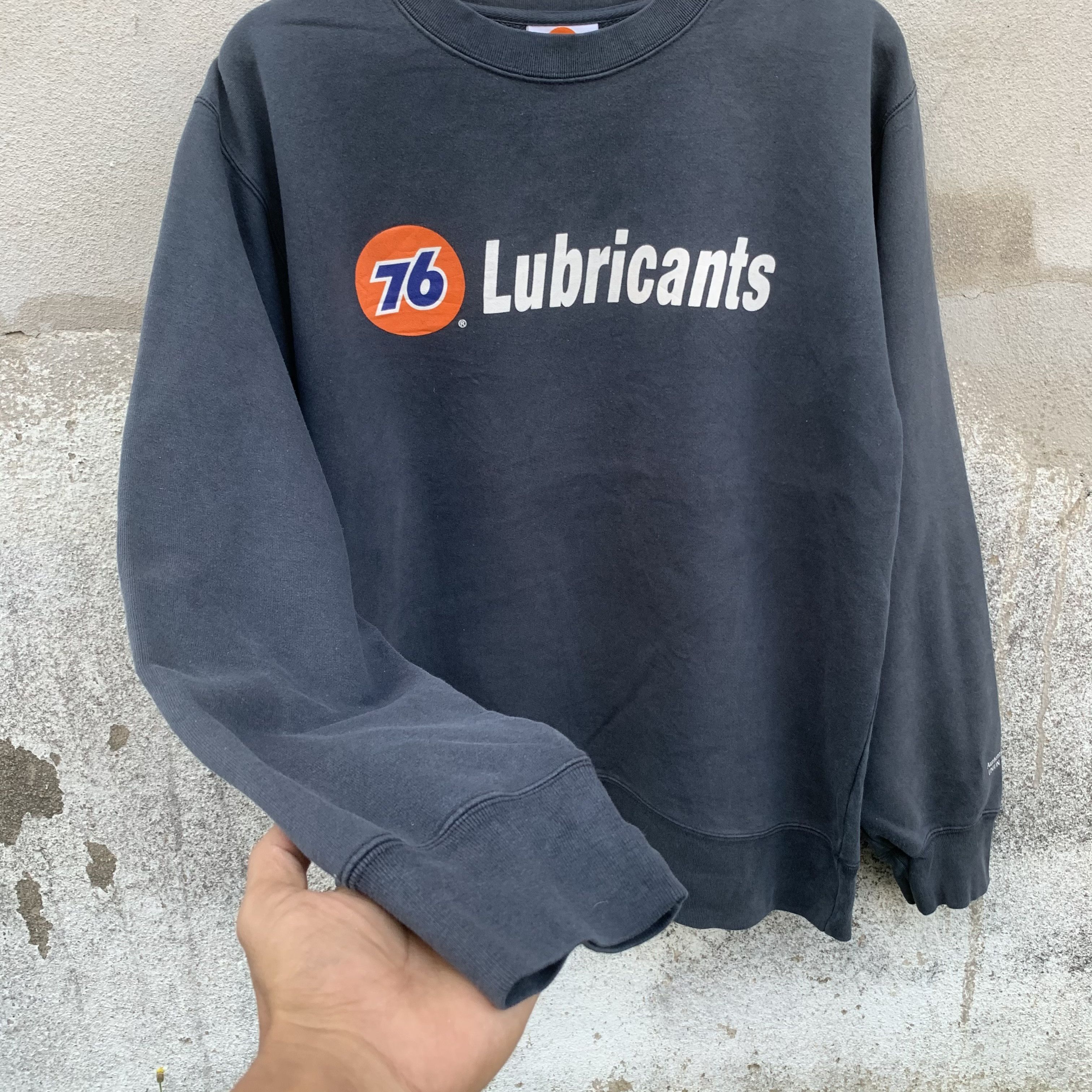 Fox Racing 💥 STEALS 💥 Vintage 76 Lubricants Racing Pullover Sweater Size US L / EU 52-54 / 3 - 4 Thumbnail