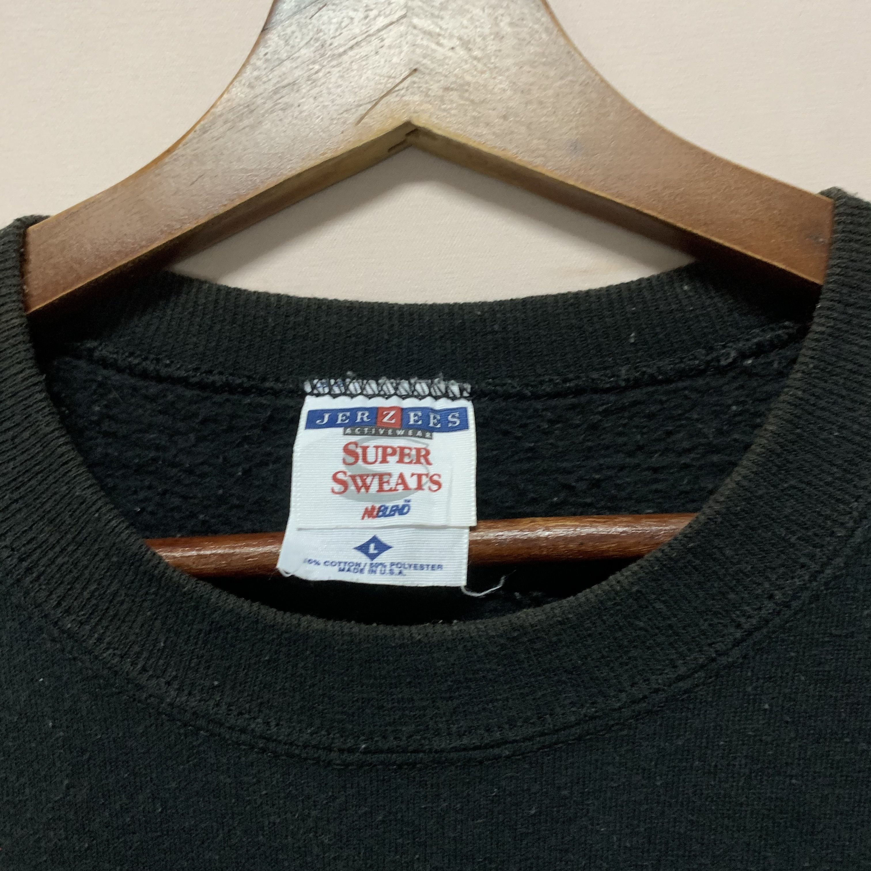 Jerzees × Vintage 1990’s Vintage Jerzees x Super Sweats Crewneck Sweater Size US L / EU 52-54 / 3 - 6 Thumbnail