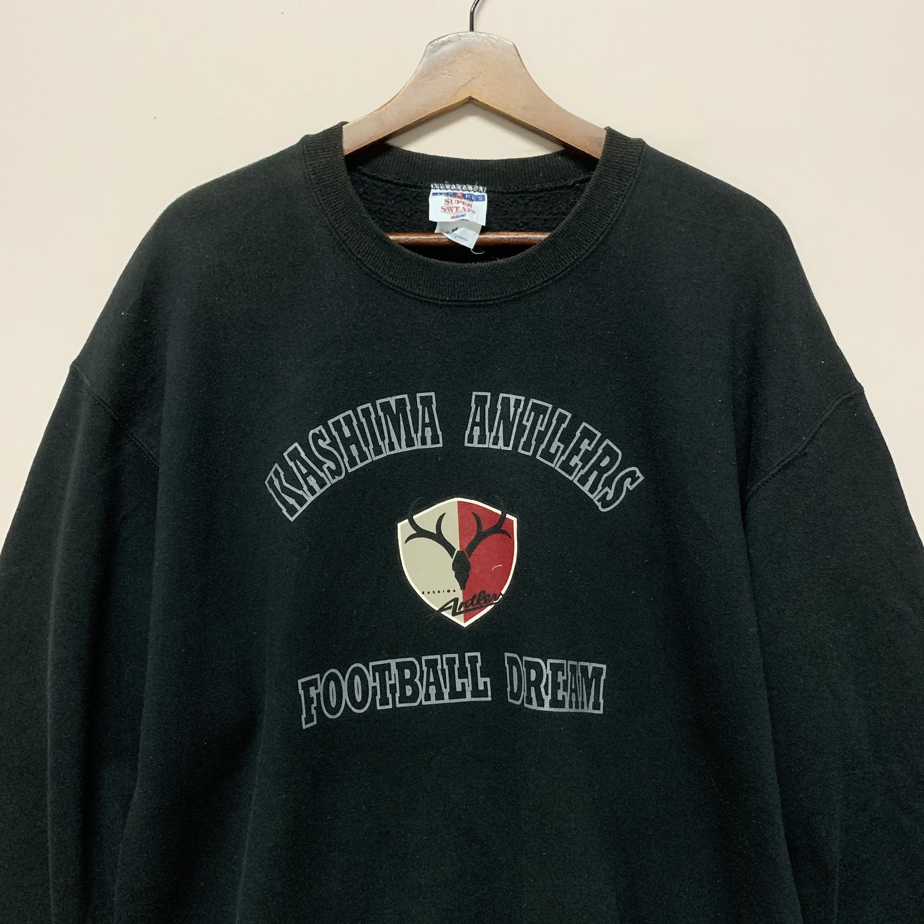 Jerzees × Vintage 1990’s Vintage Jerzees x Super Sweats Crewneck Sweater Size US L / EU 52-54 / 3 - 3 Thumbnail
