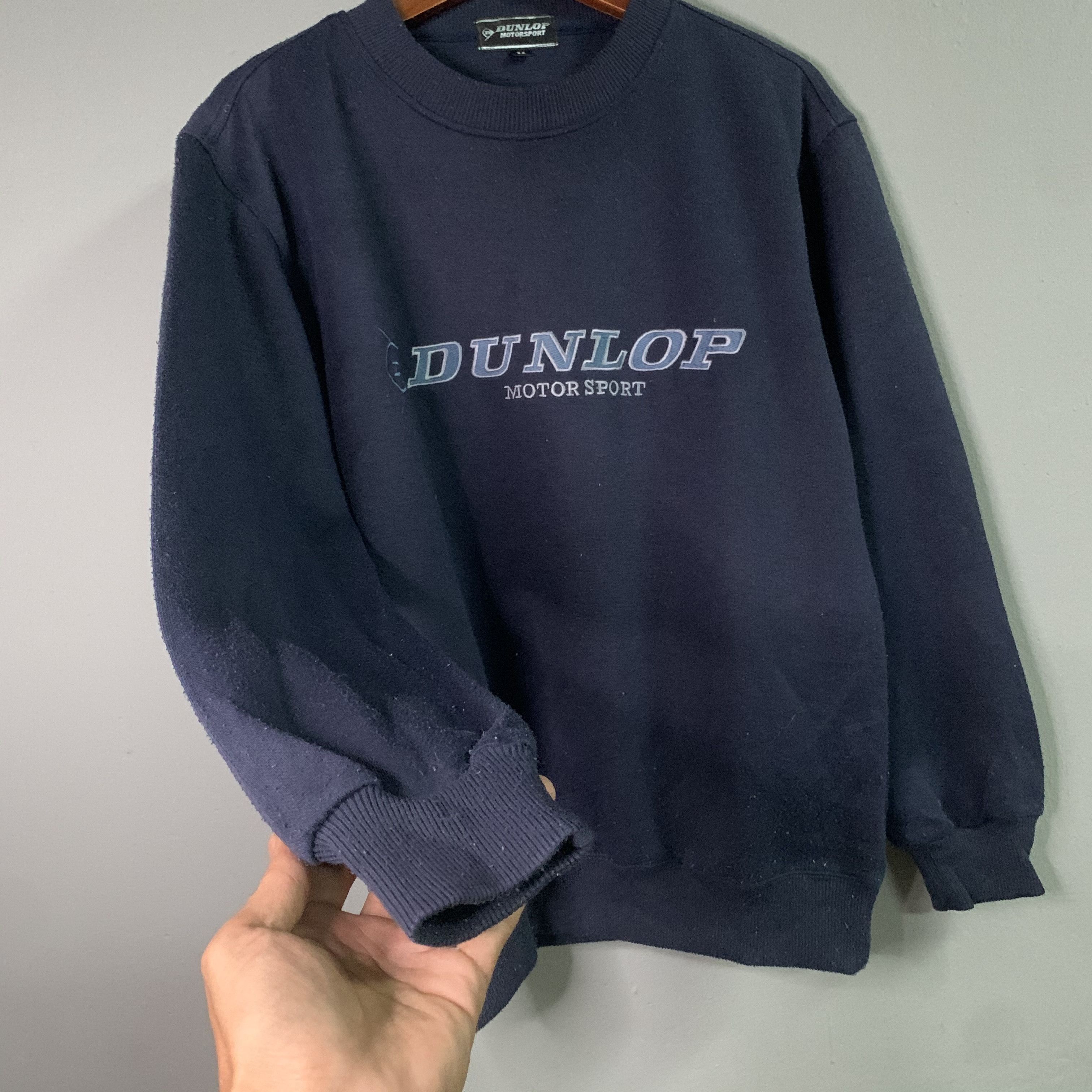 Dunlop Vintage Dunlop Motorsport Racing Spell Out Sweatshirt Size US M / EU 48-50 / 2 - 3 Thumbnail