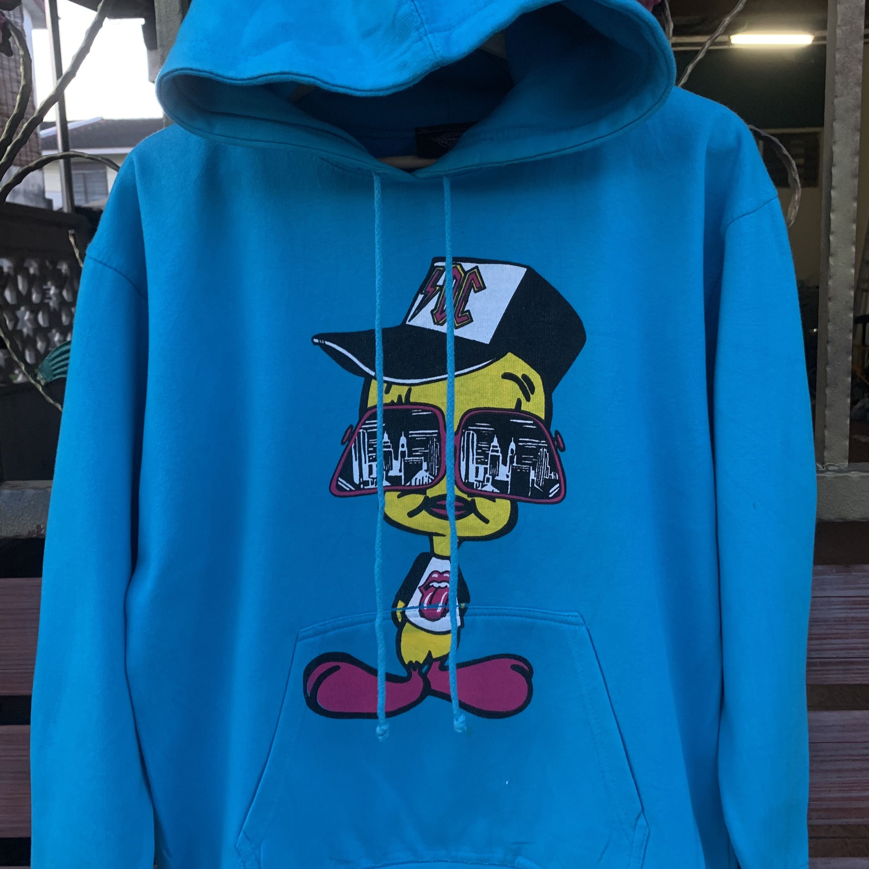 AC/DC Japanese Vintage Duck Hooded Pullover Sweater Nice Design Size US M / EU 48-50 / 2 - 2 Thumbnail