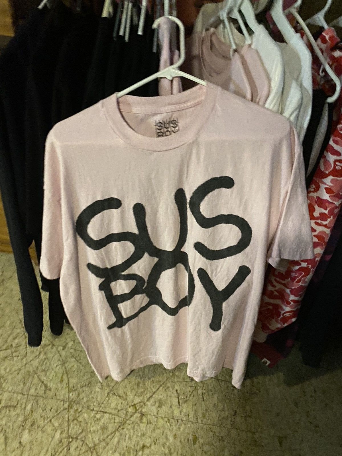 GOTHBOICLIQUE × Lil Peep × Sus Boy sus boy anarchy tee | Grailed