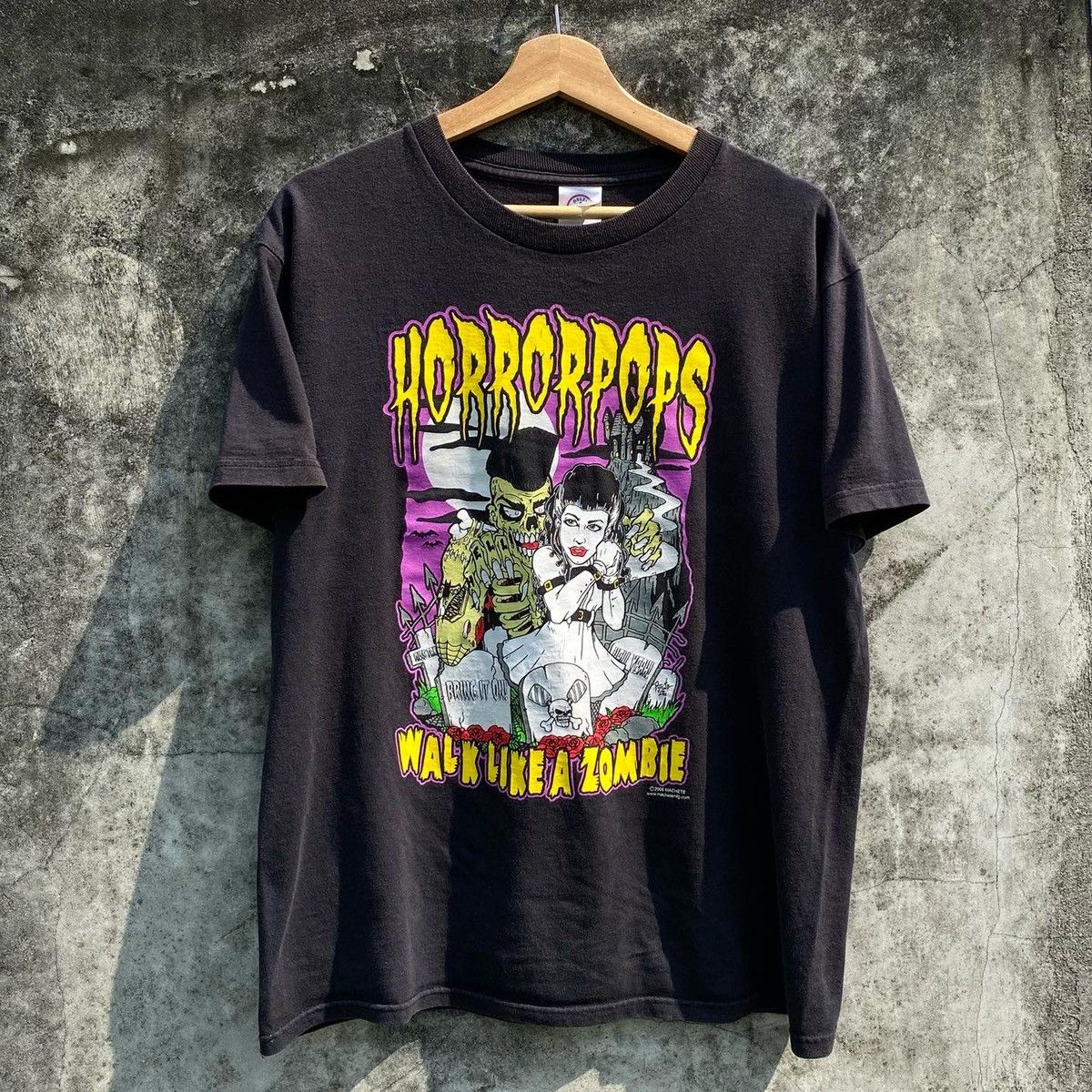 T-shirt Vintage Horrorpops Band - Coton Unisexe - Tailles S à 5XL - Neuf Avec étiquettes