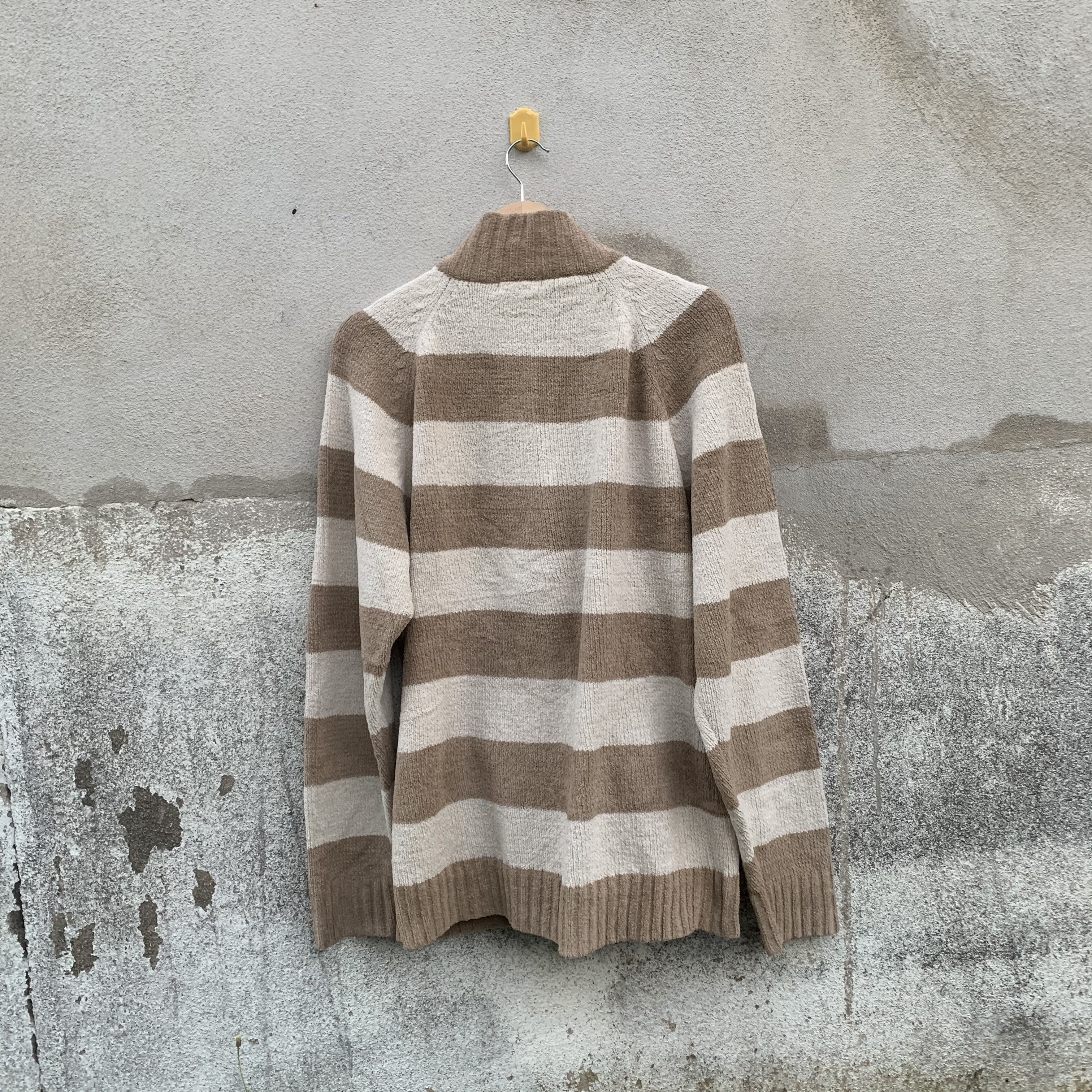 OVER THE STRiPES Vintage LOUIS CHAVLON Striped Zip Ups Sweater Sweatshirts Size US M / EU 48-50 / 2 - 6 Thumbnail