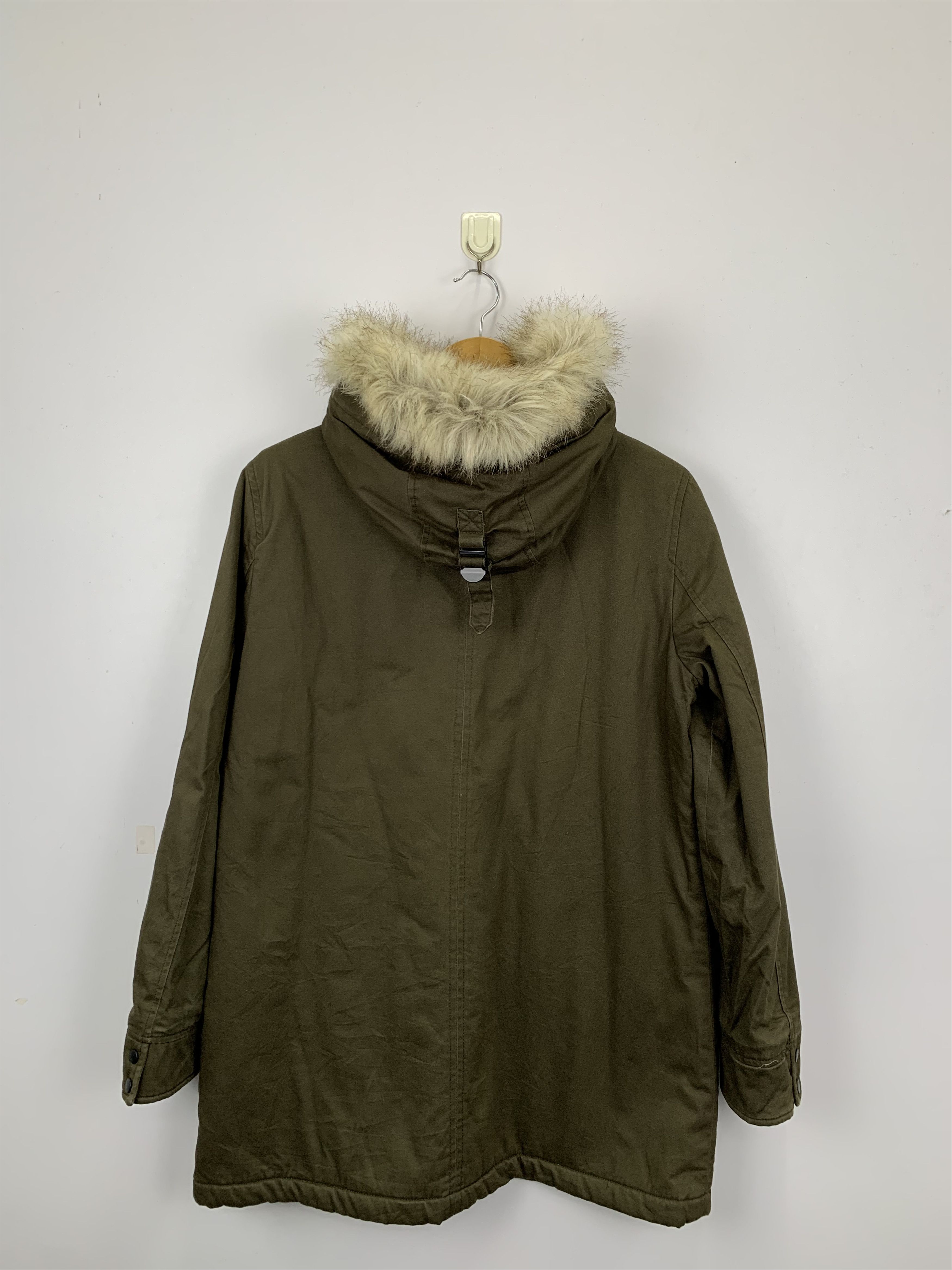 Zara ZARA Hoodie Sherpa Jacket Military Style J0834 Size US M / EU 48-50 / 2 - 8 Thumbnail