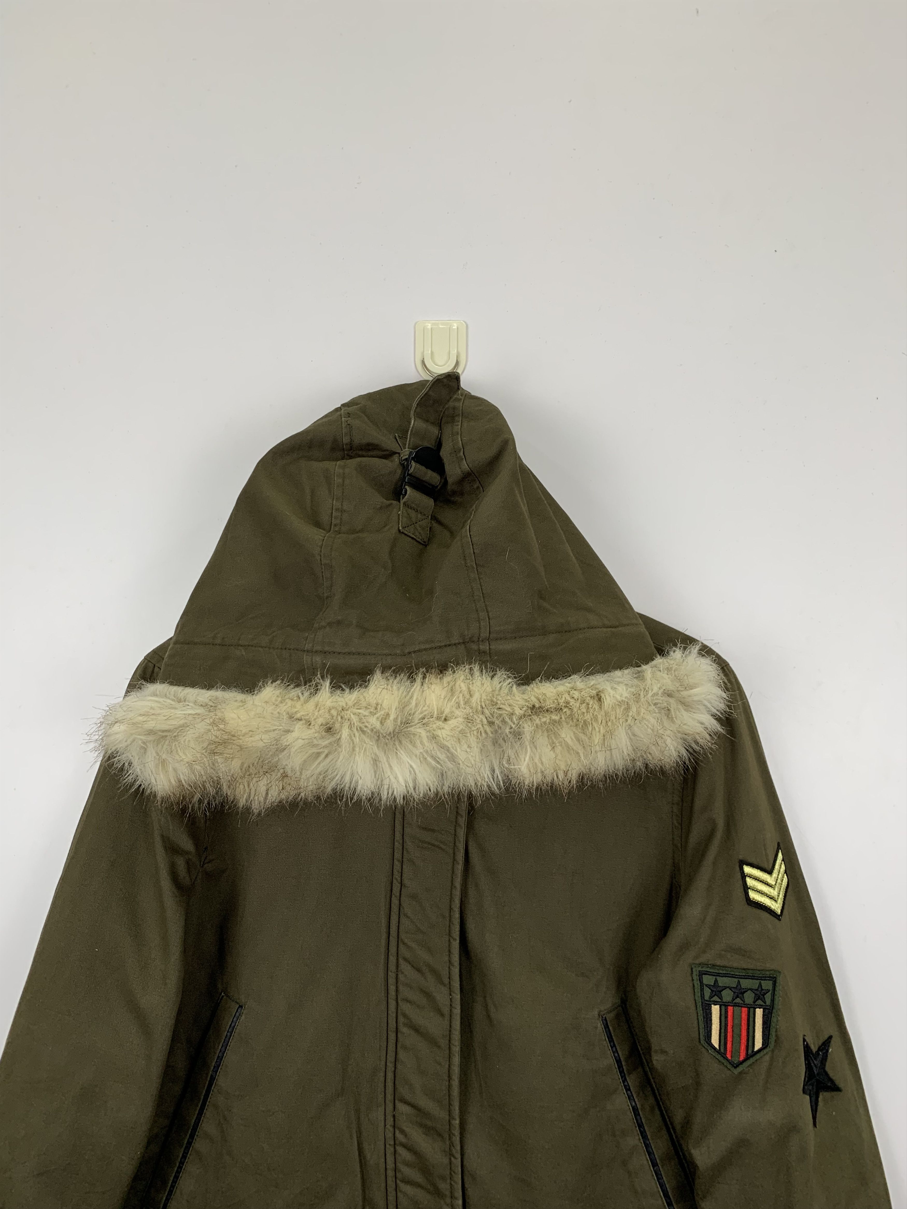 Zara ZARA Hoodie Sherpa Jacket Military Style J0834 Size US M / EU 48-50 / 2 - 2 Thumbnail