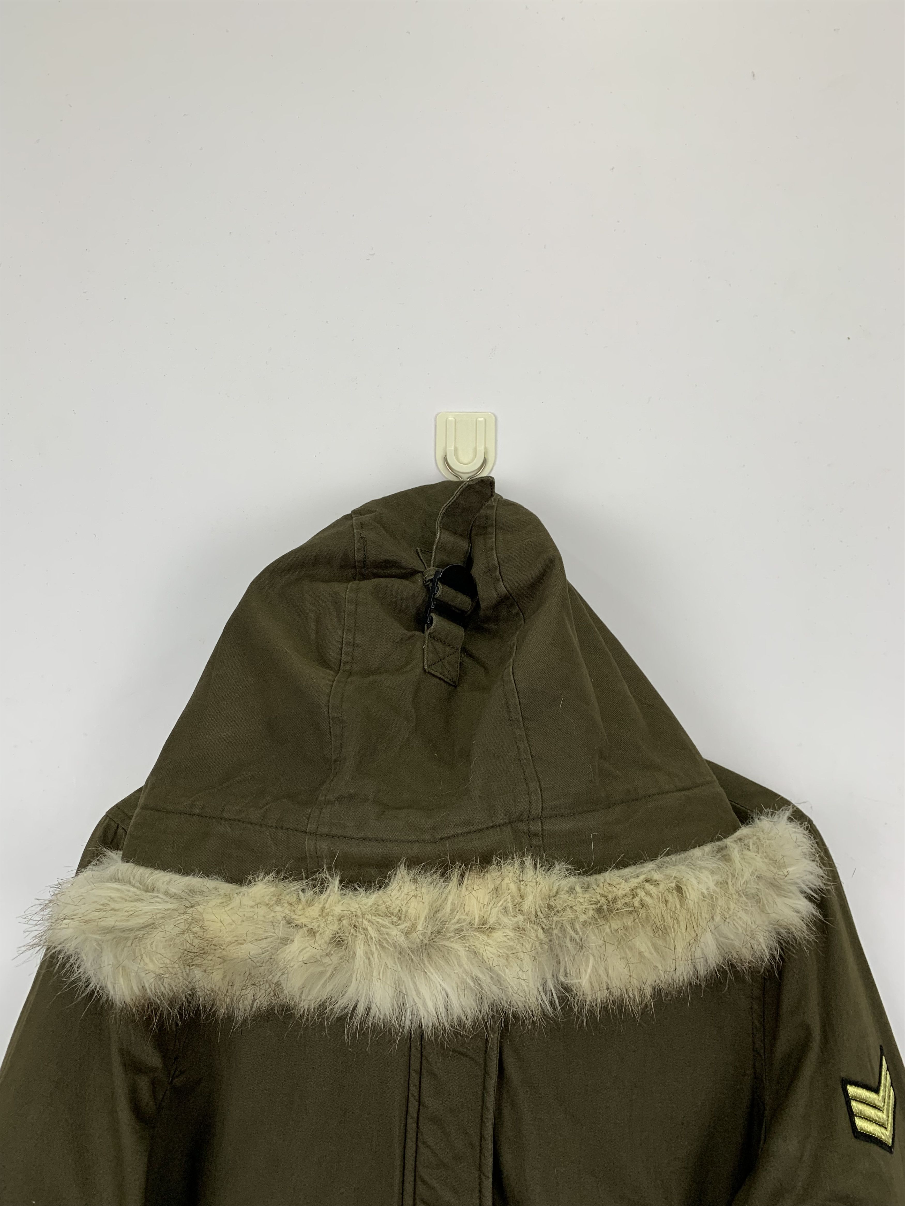 Zara ZARA Hoodie Sherpa Jacket Military Style J0834 Size US M / EU 48-50 / 2 - 6 Thumbnail