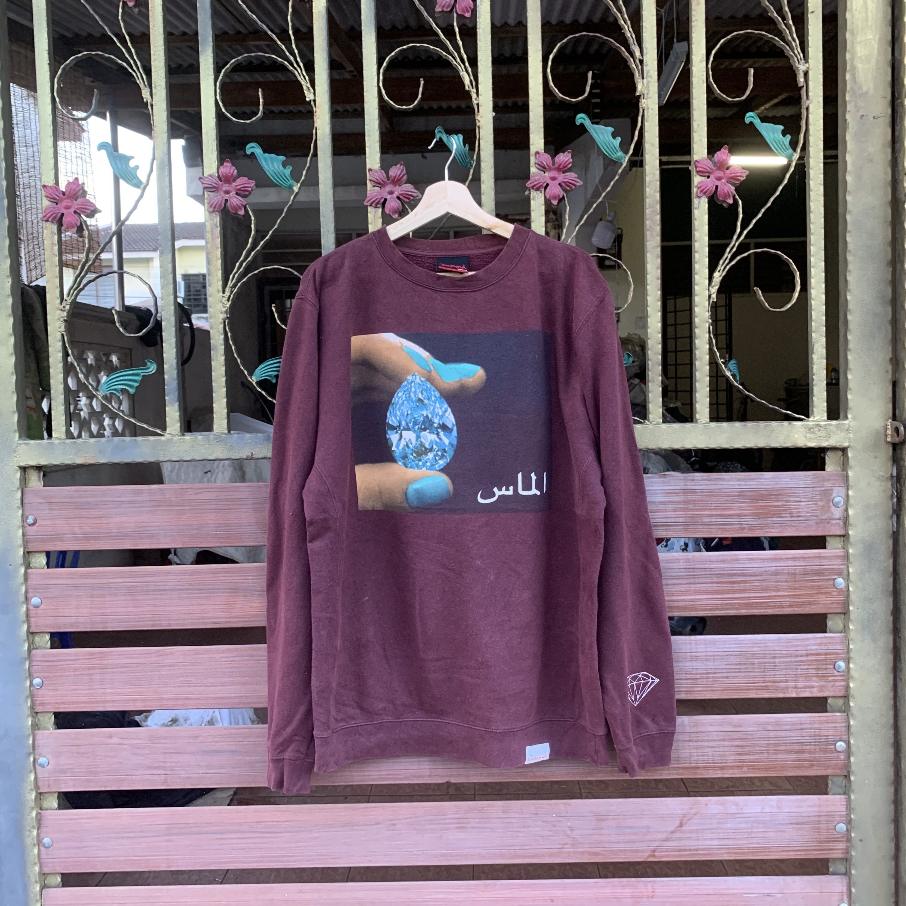 Diamond Supply Co. Vintage Diamond Supply Co. Crewneck Pullover Sweatshirts Size US XL / EU 56 / 4 - 1 Thumbnail