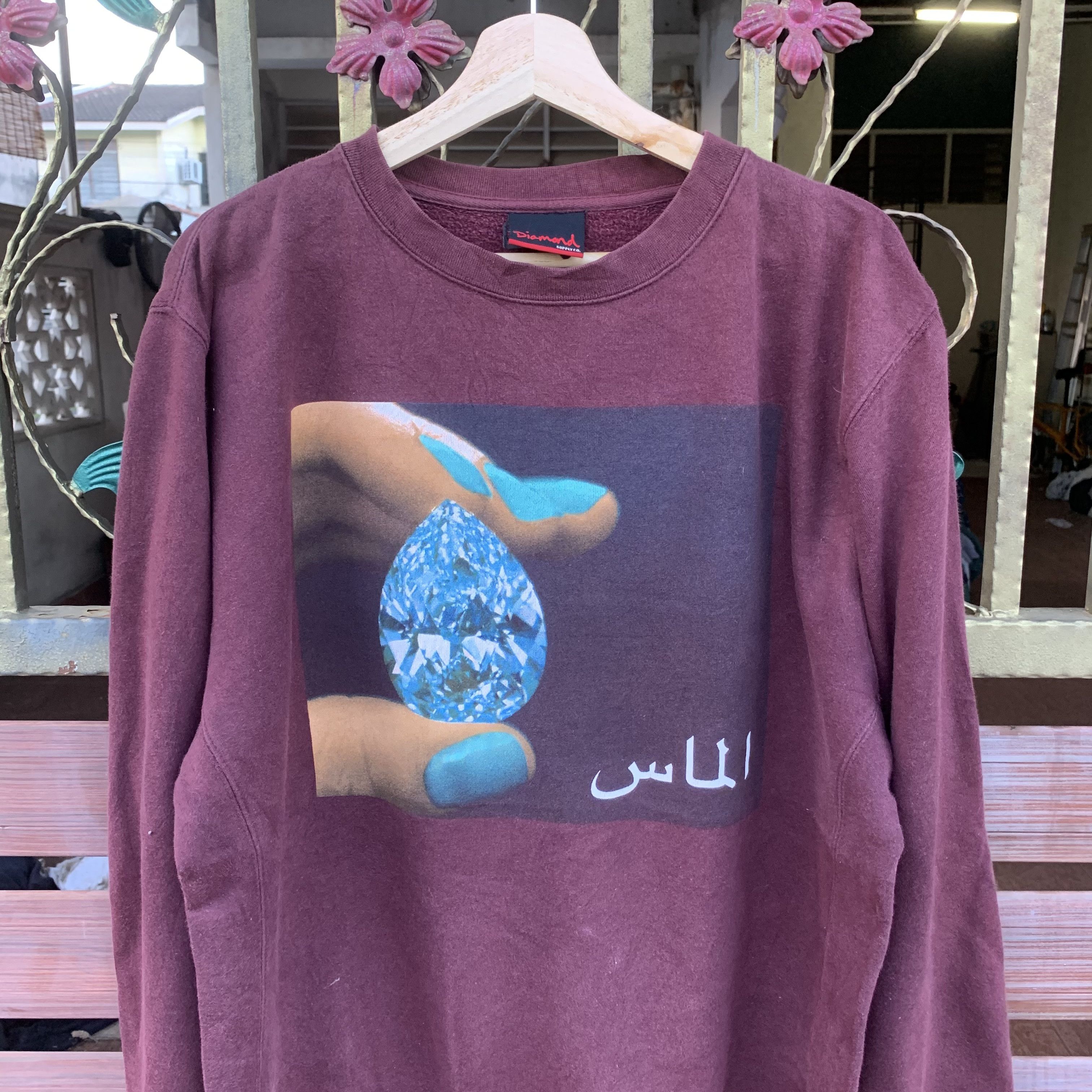 Diamond Supply Co. Vintage Diamond Supply Co. Crewneck Pullover Sweatshirts Size US XL / EU 56 / 4 - 2 Thumbnail