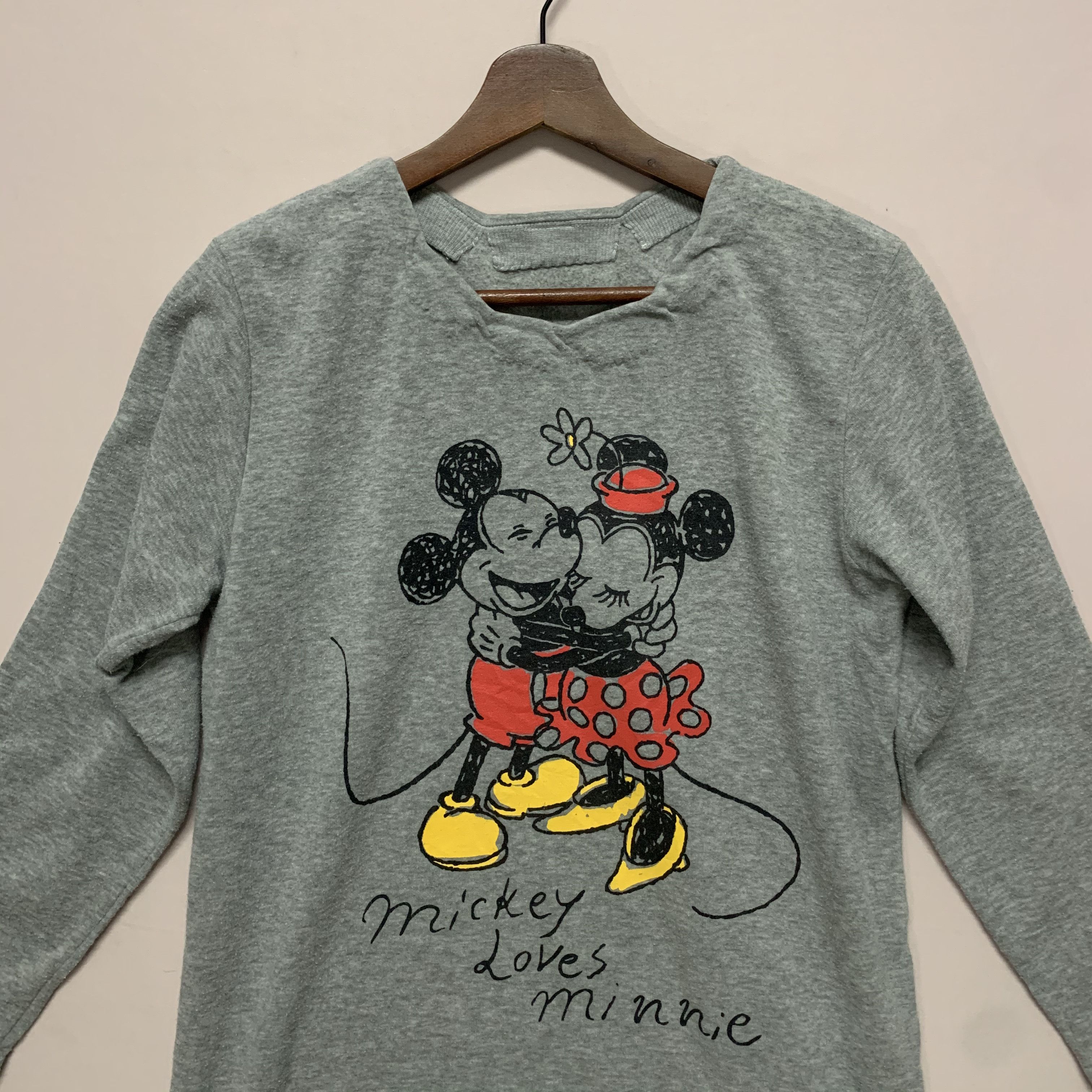 Disney Y2K Vintage Mickey & Minnie Disney Movie Sweater Sweatshirt Size US M / EU 48-50 / 2 - 2 Thumbnail
