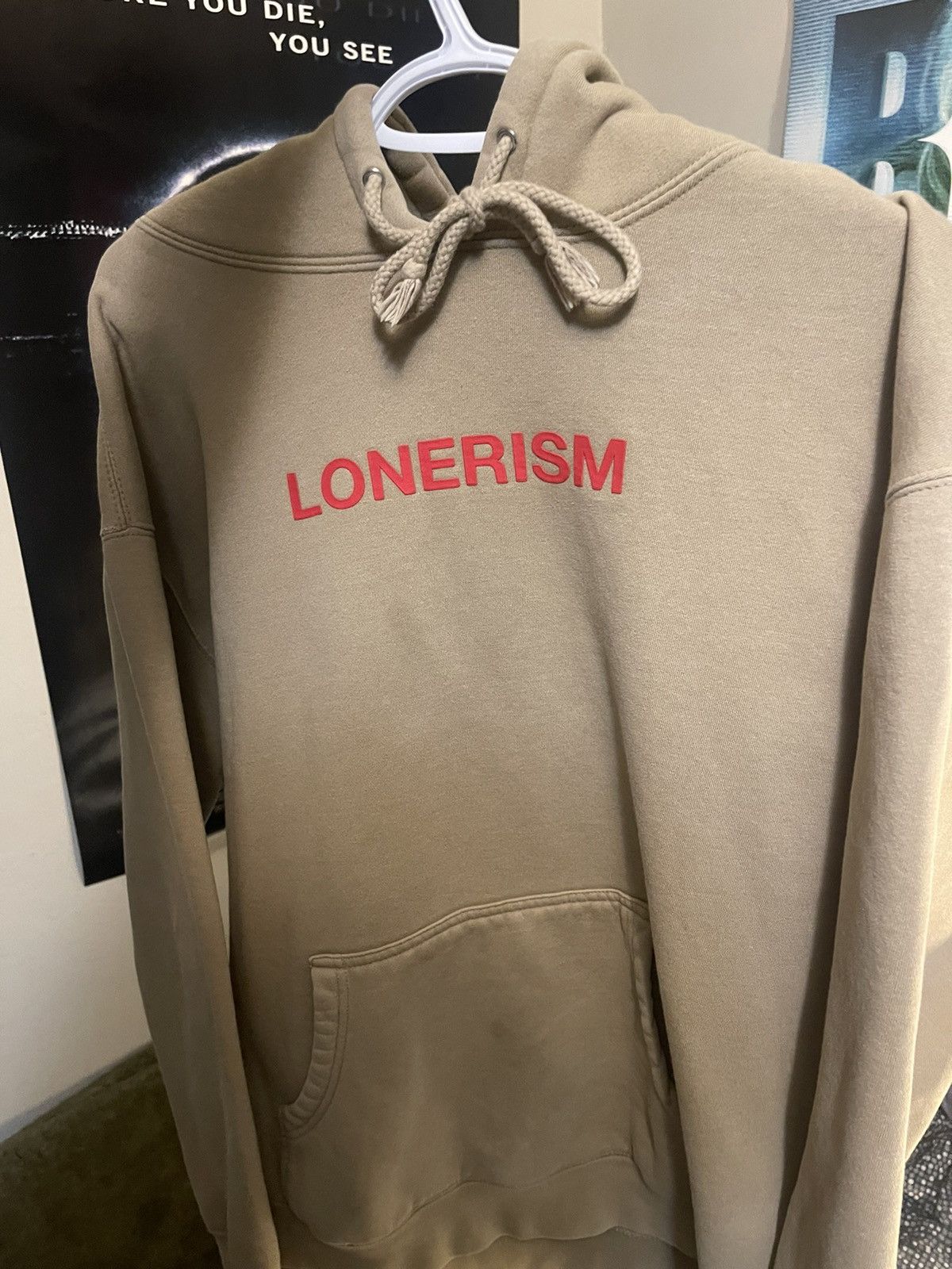 Tan 2025 lonerism hoodie