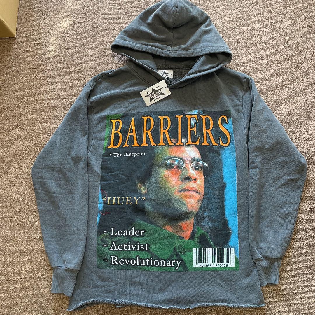 Barriers RARE Deadstock 2020 Huey Newton Hoodie | Grailed