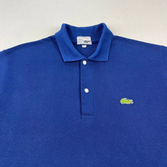 Vintage Vintage Lacoste Polo Shirt Blue Chemise Made in France 90s ...